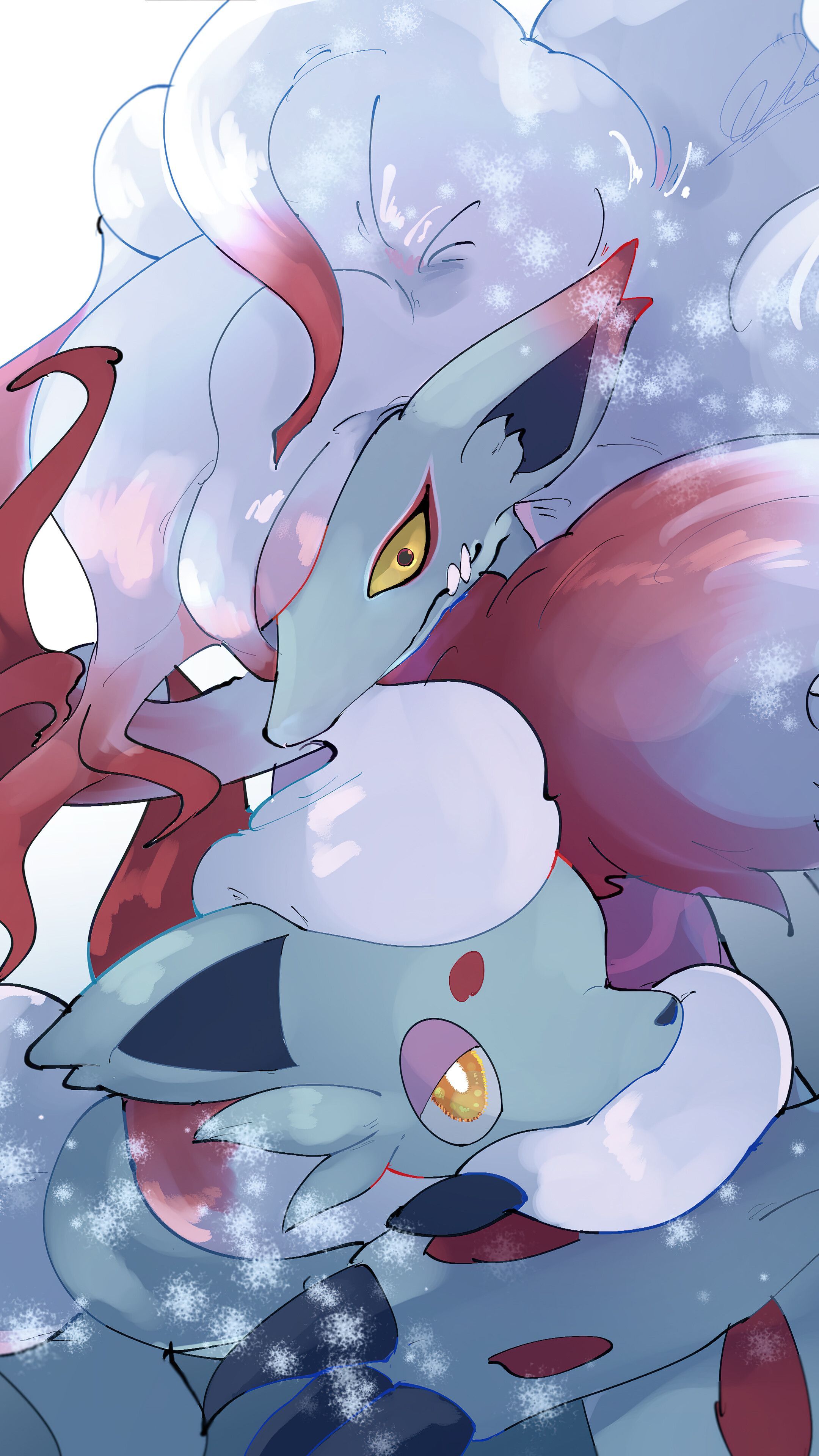 2160x3840 Hisuian Zoroark Zorua Pokemon Legends Arceus Wallpaper iPhone Phone 4K f