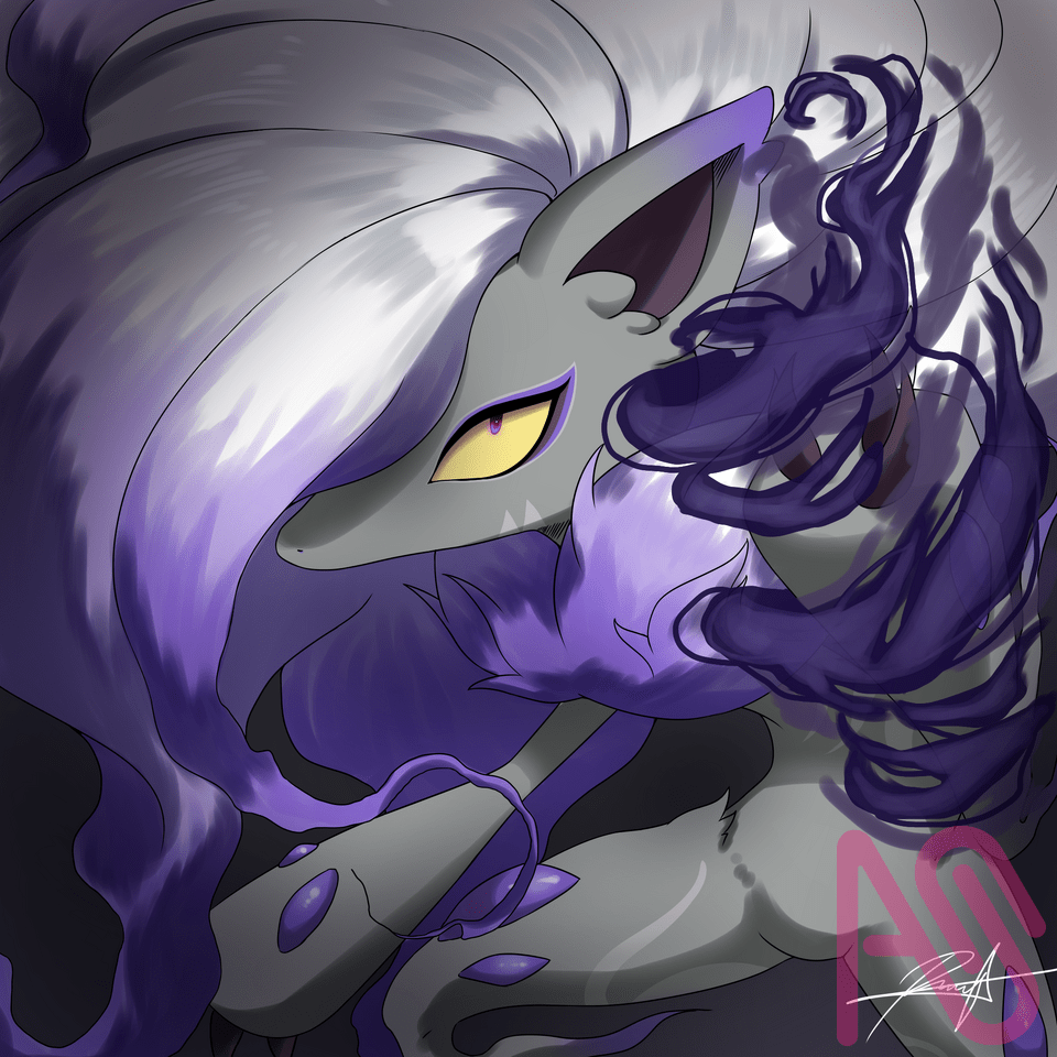 960x960 COMMISSIONED ARTWORK Hisuian Zoroark Woophy ART street