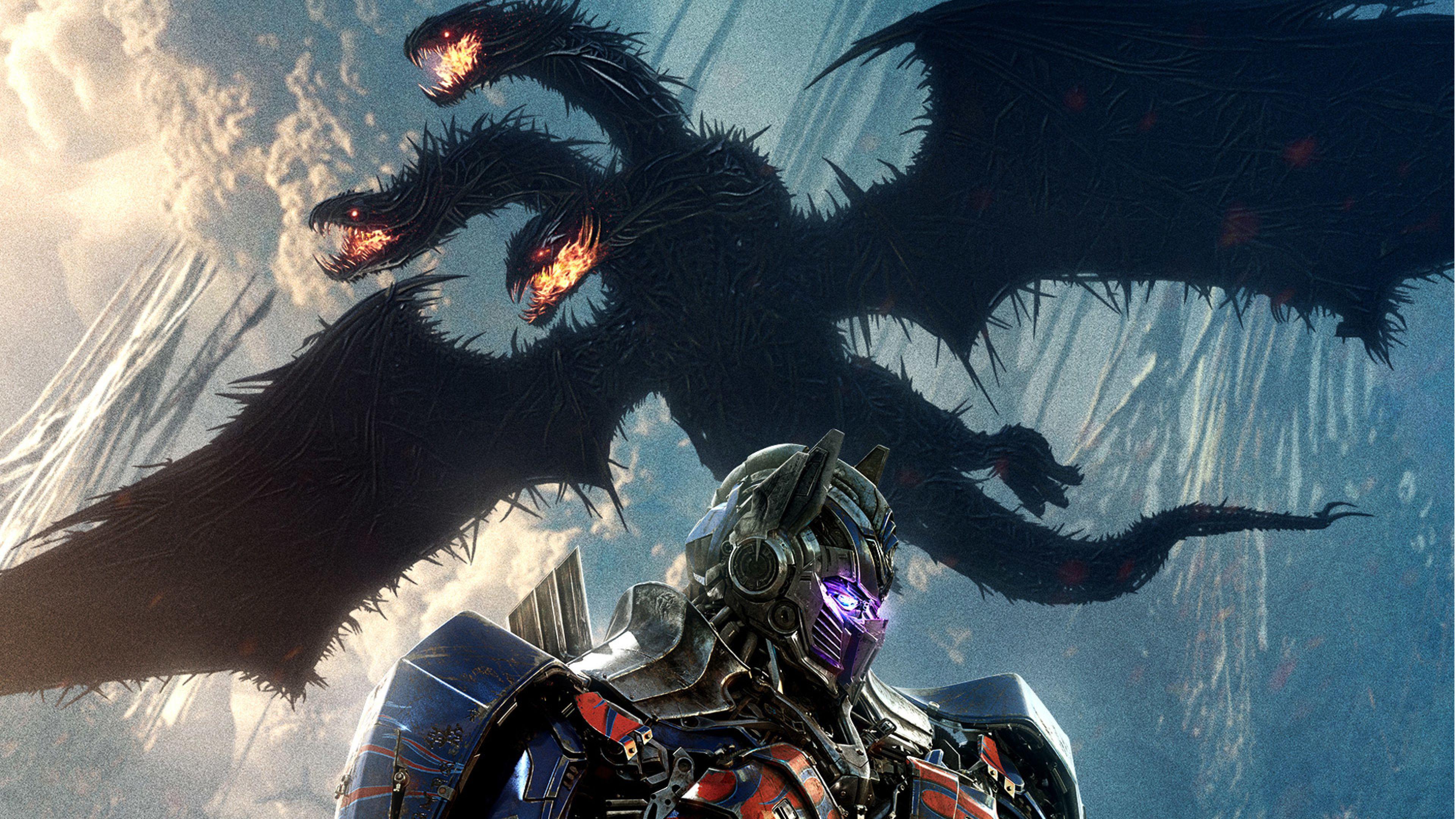 3840x2160 Transformers The Last Knight Optimus Prime New Poster 4K