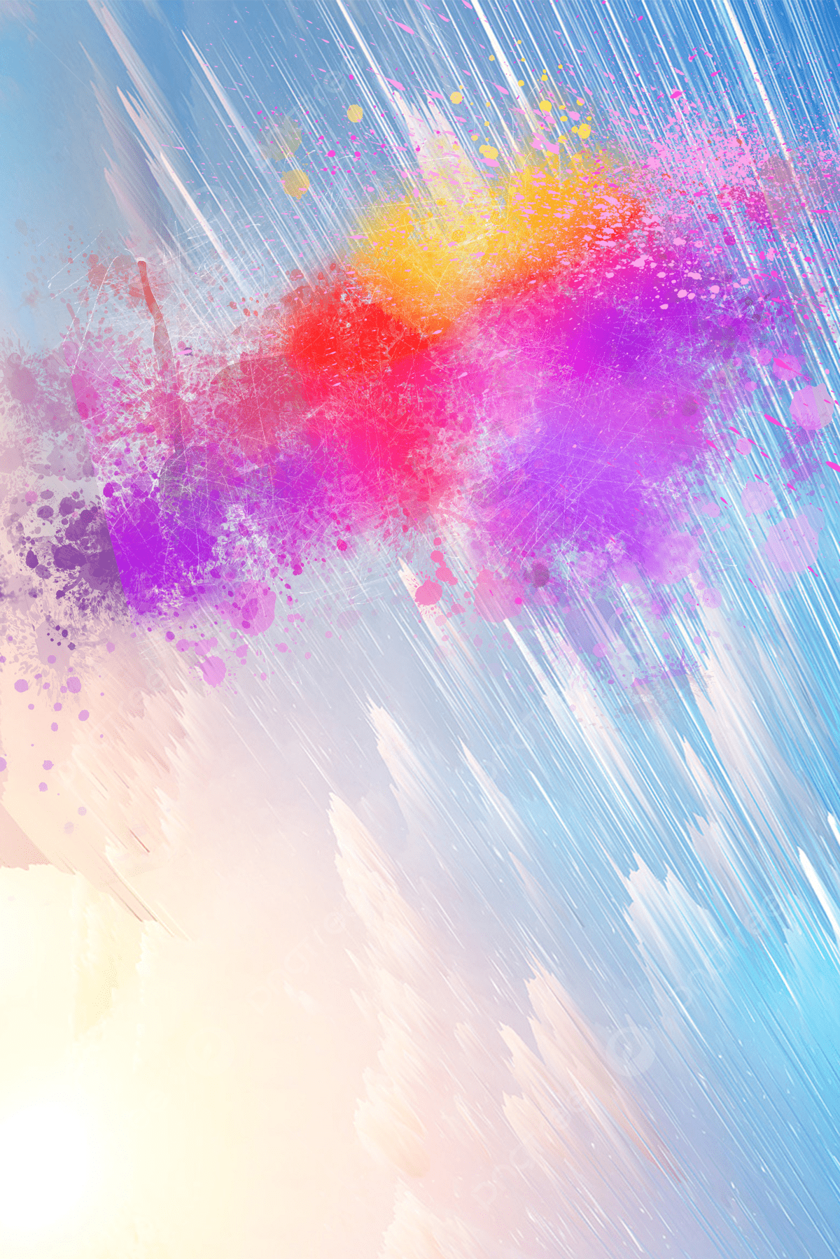 1200x1799 Art Texture Color Rendering Poster Background Wallpaper Image For Free Download