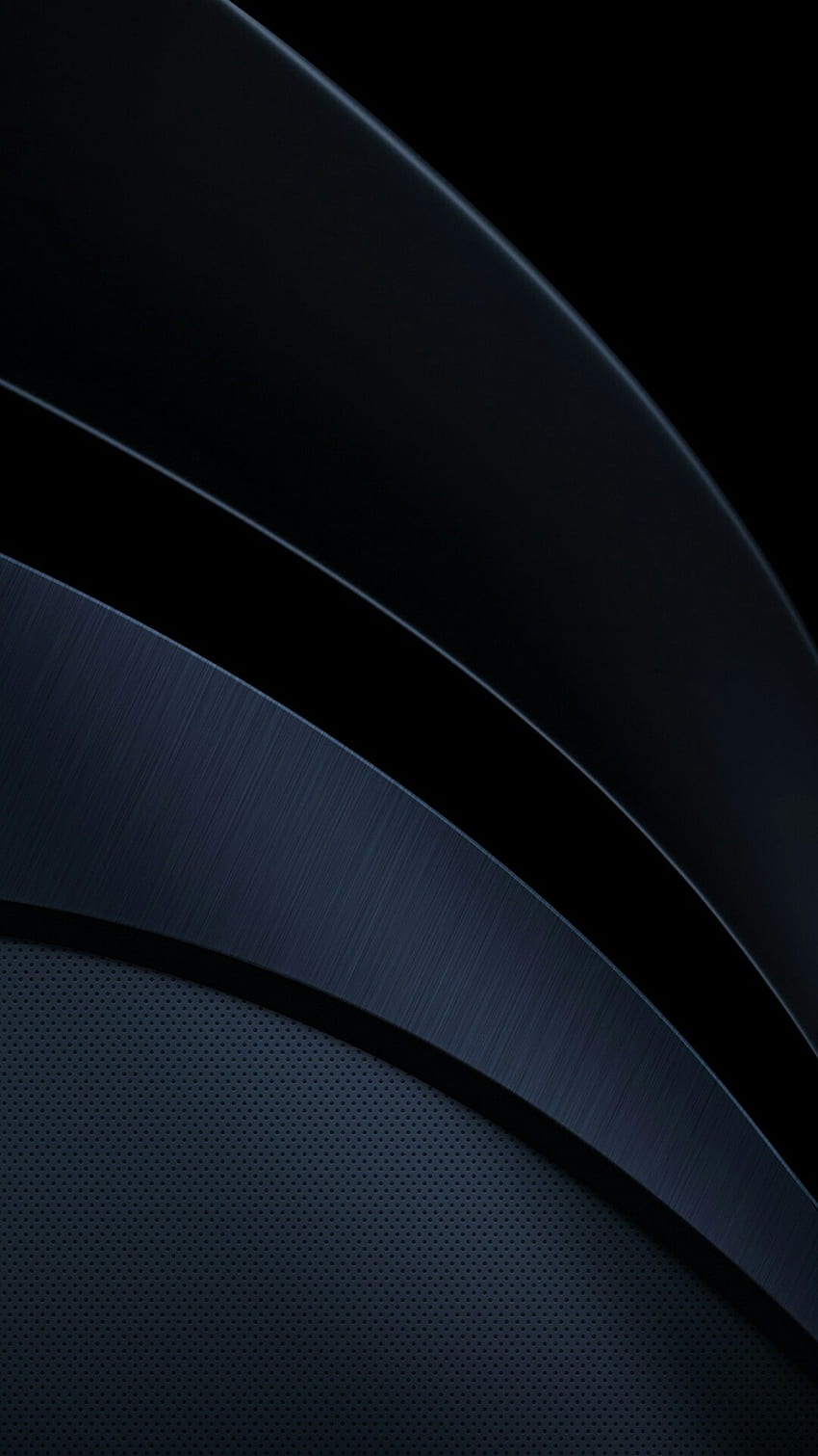 850x1511 Black, Art, Blue, Phone, Geometry, Waves, Texture, Poster, Landscapes HD phone wallpaper