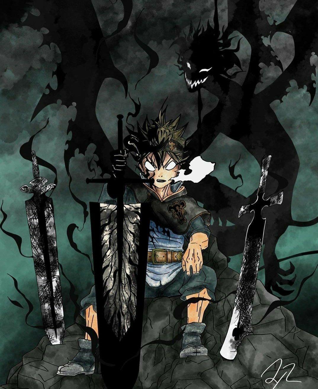 Black Asta Black Clover Anime Wallpaper 4k HD ID:6846