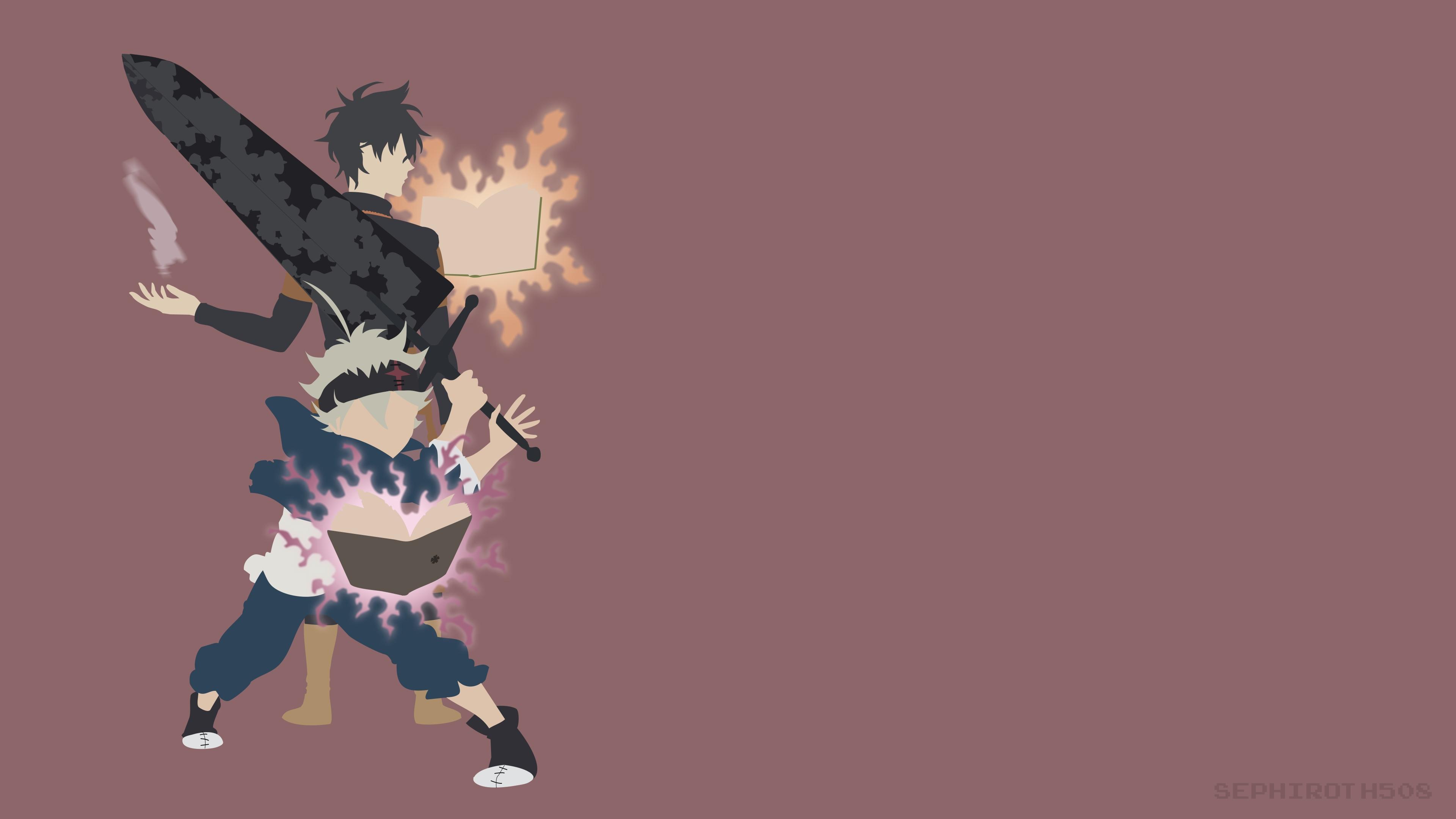 Minimalist Black Clover Wallpapers Top Free Minimalist Black Clover Backgrounds Wallpaperaccess