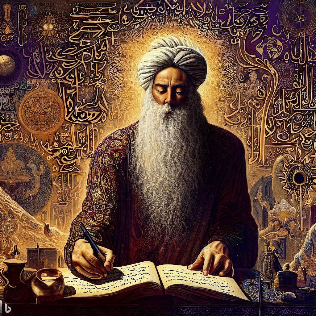 1024x1024 Imprints of Eternity: Zoroastrian Echoes in Ferdowsi's Shahnameh. by Mashrur Arafin Ayon