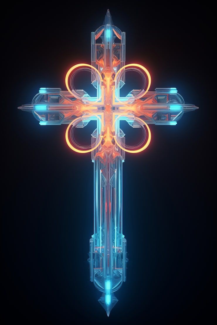 740x1110 Jerusalem cross design Image