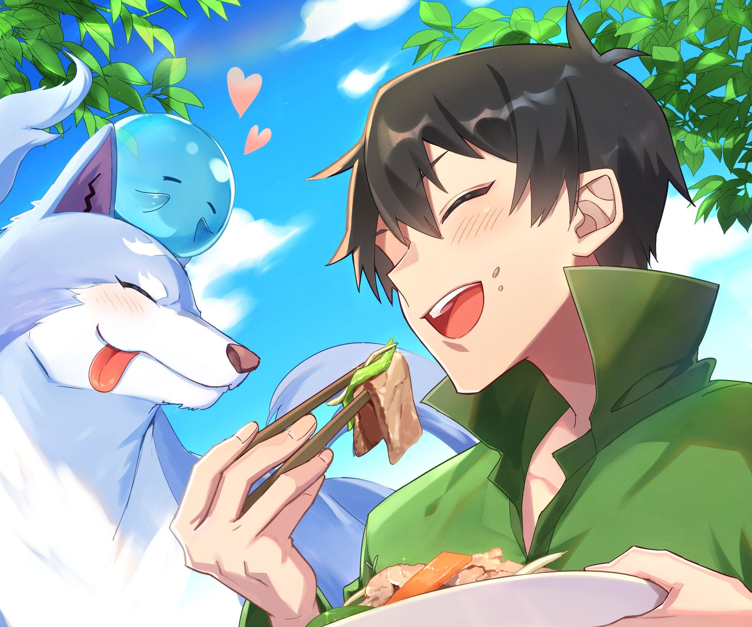 2480x2067 Campfire Cooking In Another World With My Absurd Skill Wallpaper