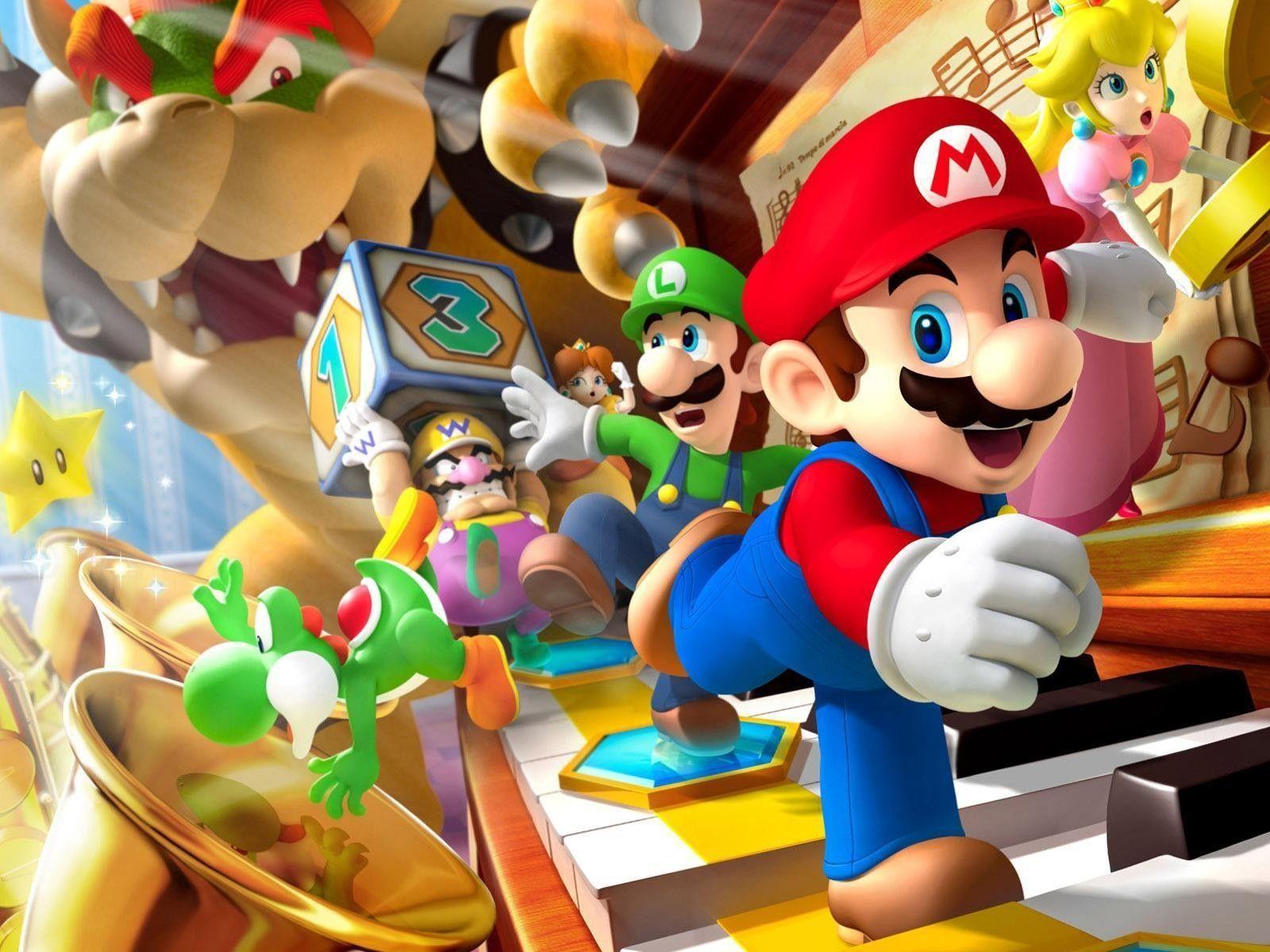 1600x1200 Super Mario HD desktop wallpaper : Widescreen : High Definition