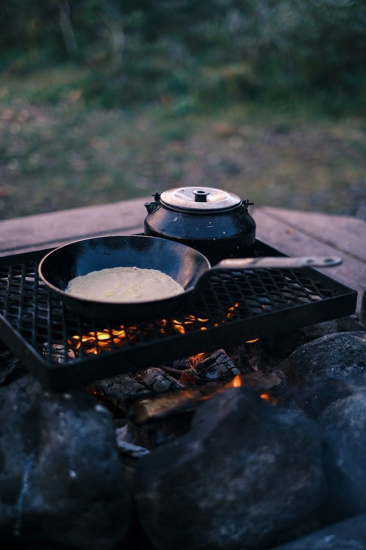 740x1110 Campfire wallpaper Image