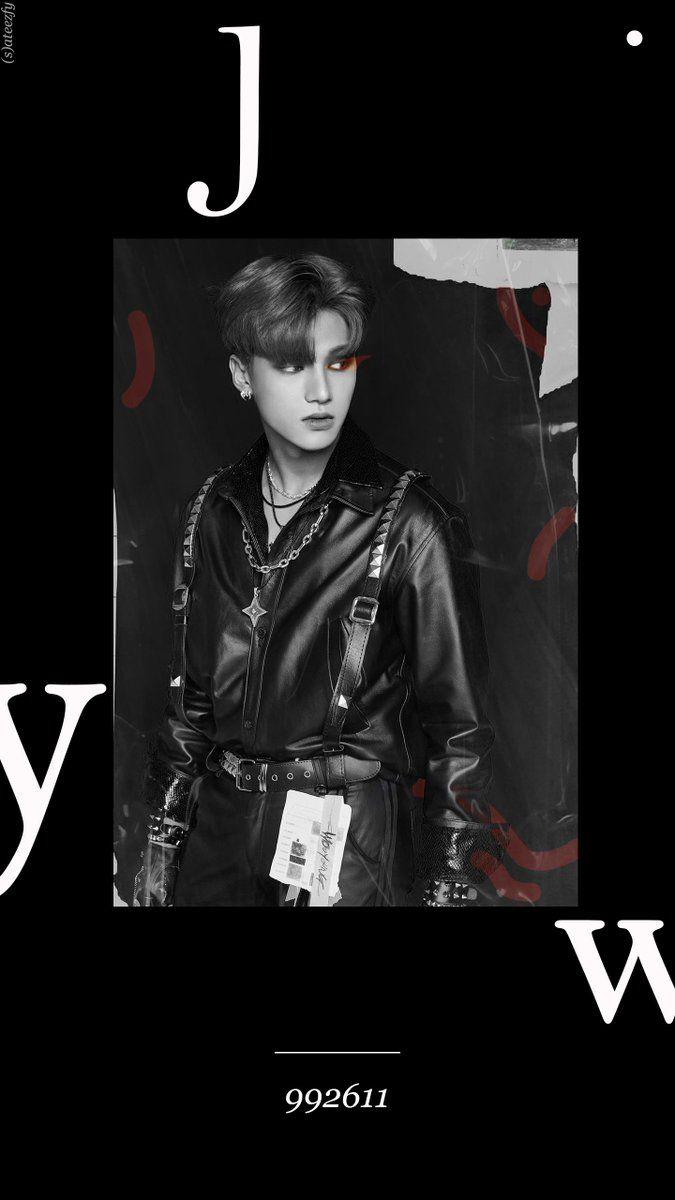 675x1200 Endlessly (s)ateezfy ] #ATEEZ Wallpaper ─;✦ Black Red Individual [a Thread] #ateez #atiny #san #wooyoung #woosan #bw #blackandwhite #wallpaper #wallpaperthread #fanart