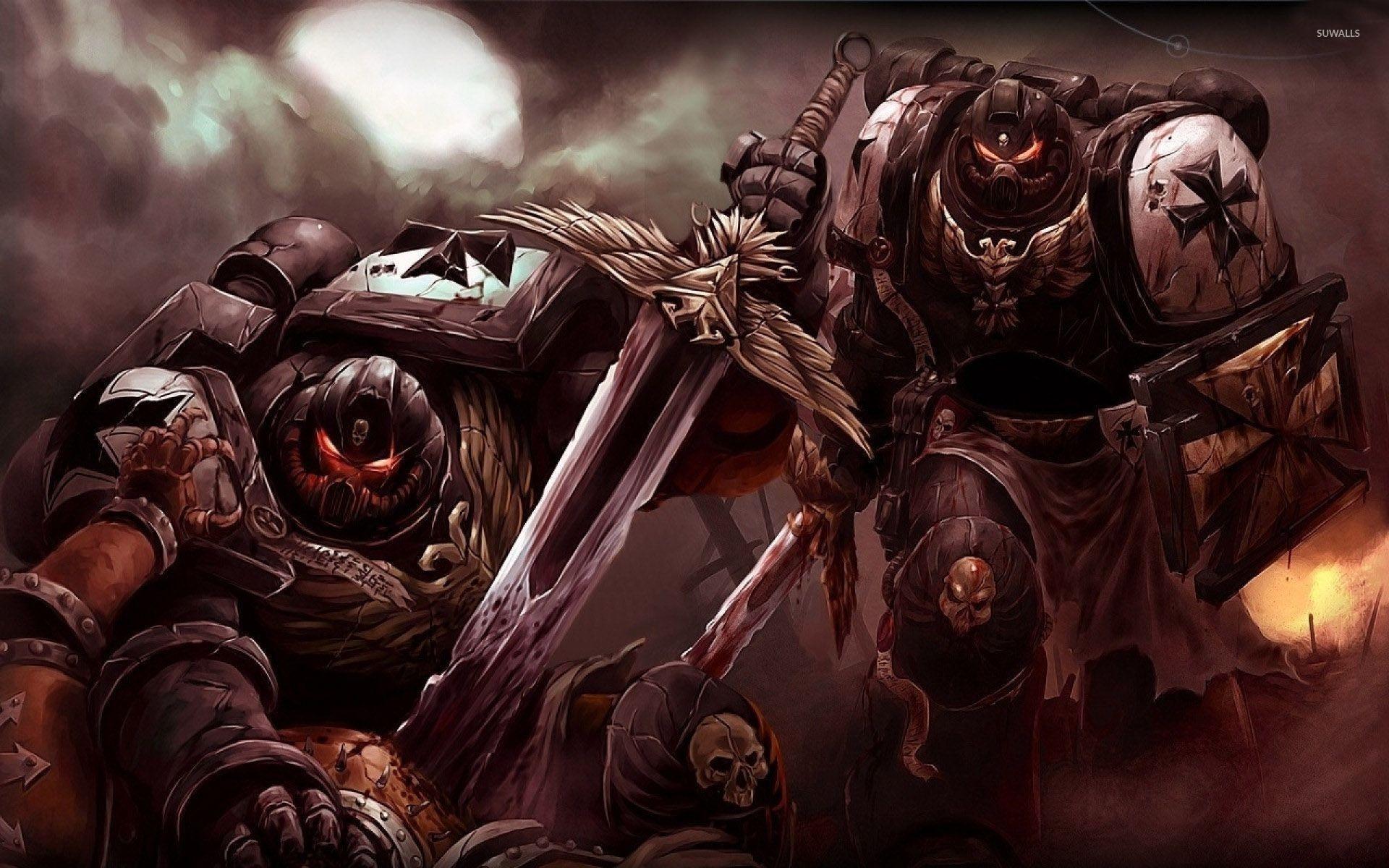 1920x1200 Warhammer 40K Black Templar Wallpaper