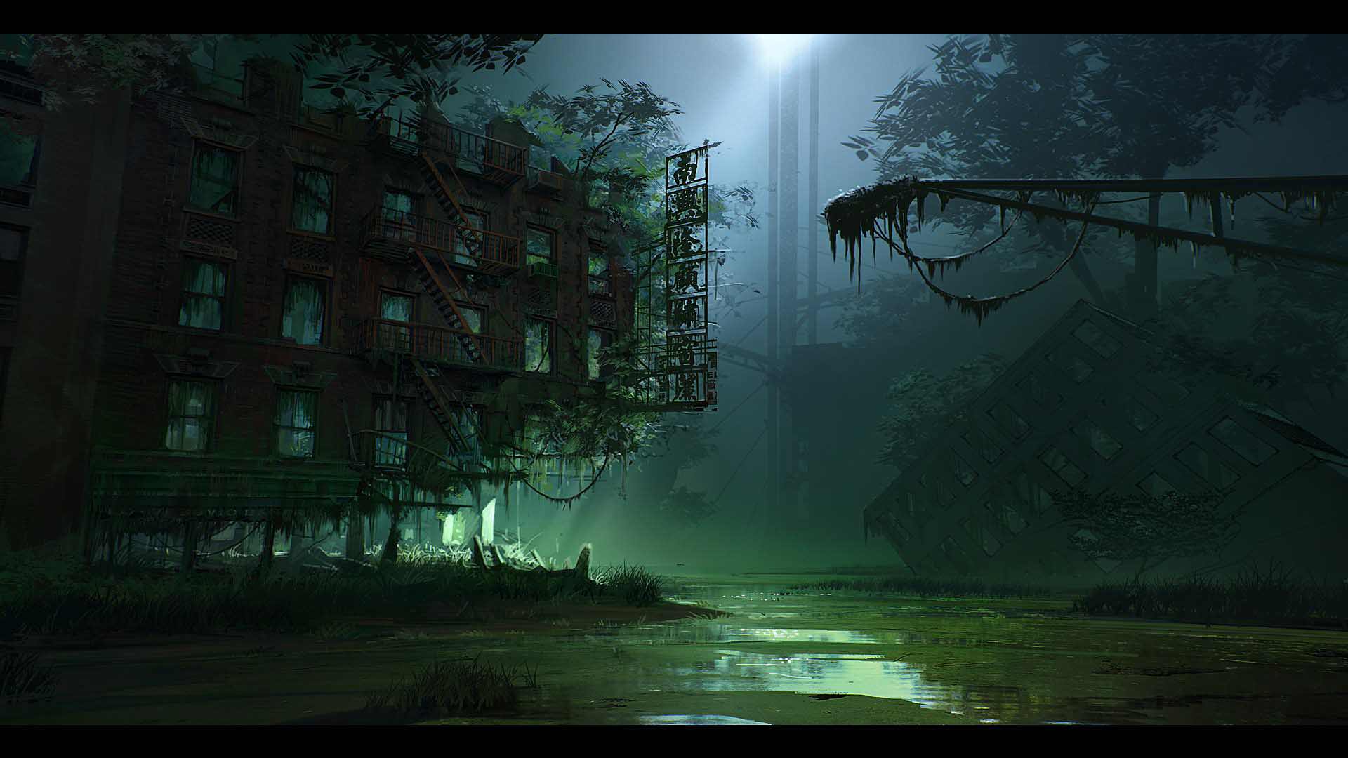 1920x1080 Movie Crysis 3 Swamp Concept Dark Desktop Computers Wallpaper