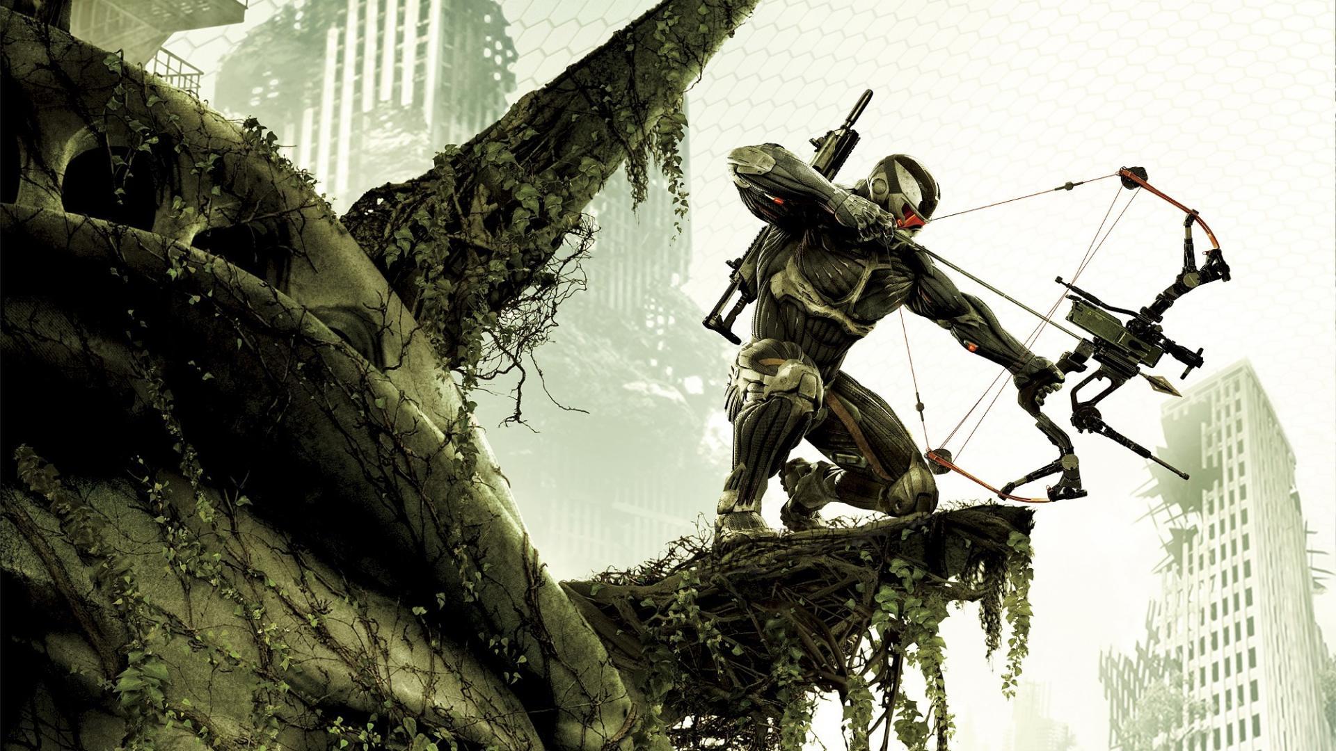 1920x1080 Crysis 3 new york city jungle nanosuit ruins wallpaper