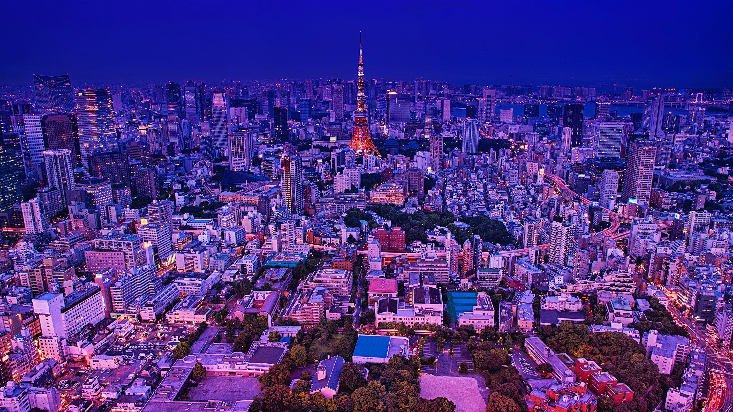 Purple Tokyo City Wallpapers Top Những Hình Ảnh Đẹp