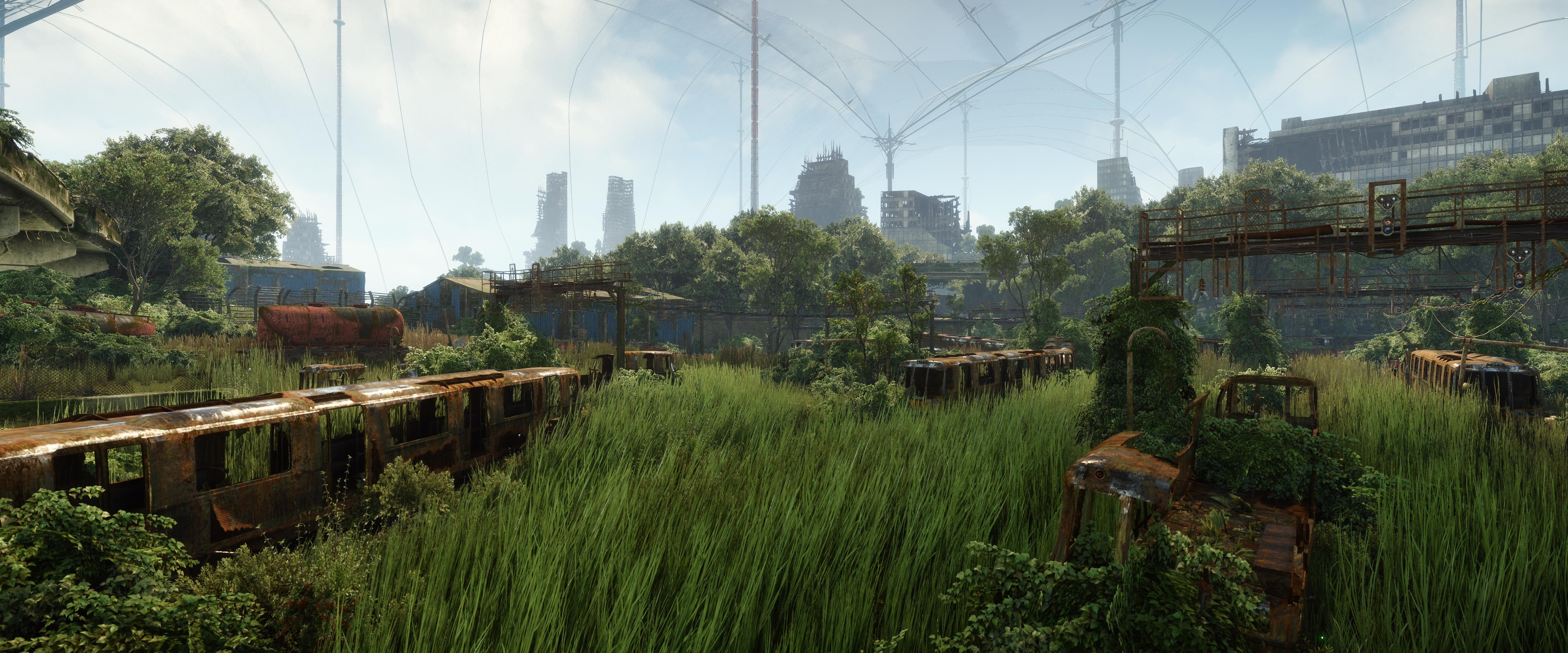 7200x3000 Crysis 3 game HD desktop wallpaper : Widescreen : High Definition