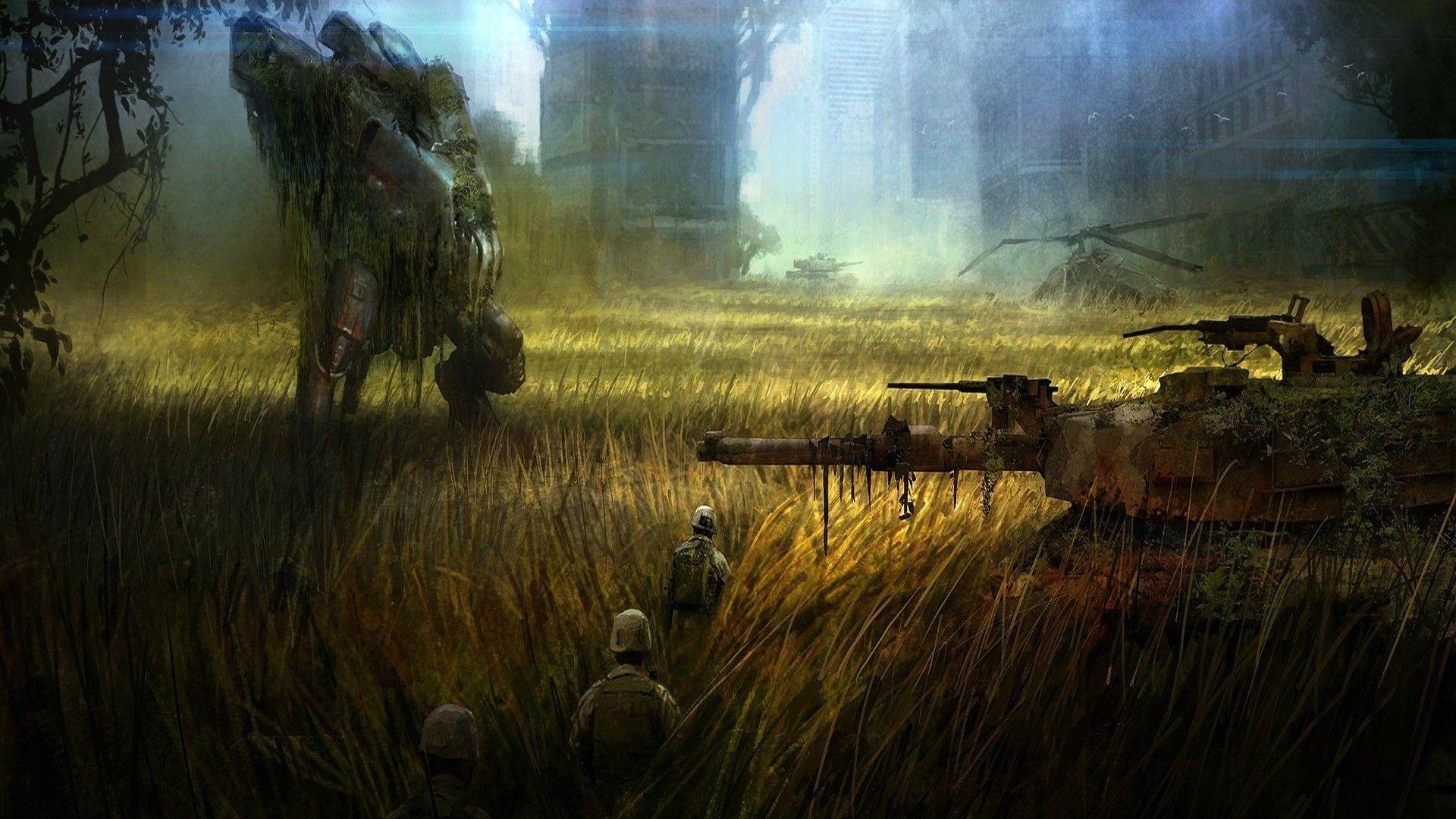 1920x1080 Artwork Crysis 3 PC Pc Games Robots Video