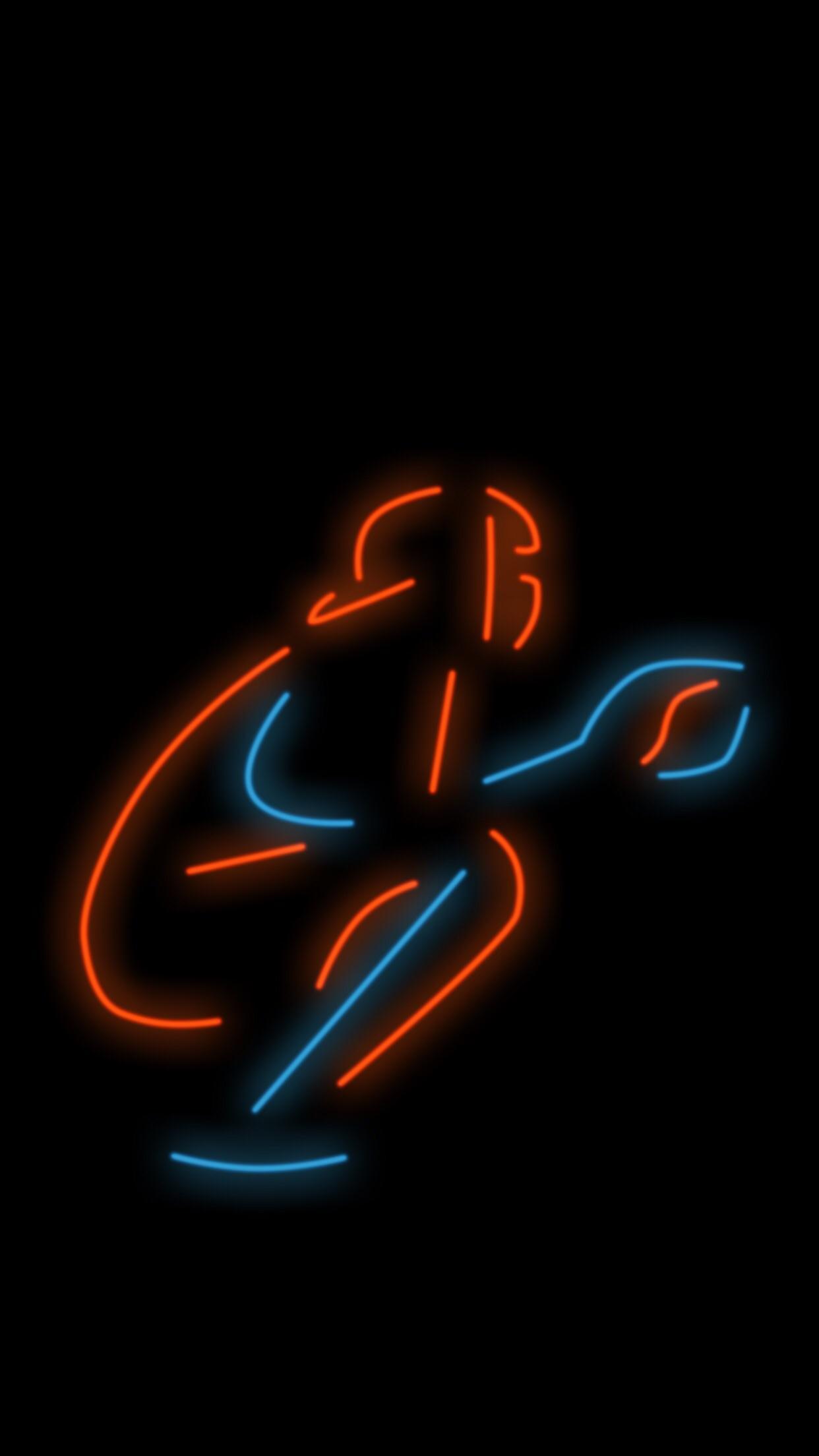1242x2208 It's not much, but I threw together a Shea Stadium neon light
