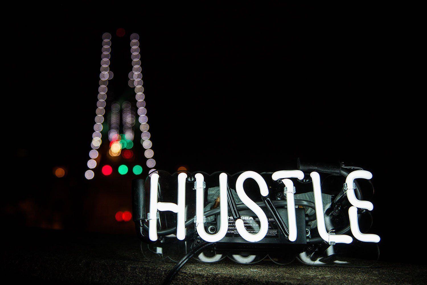 1500x1000 Hustle Neon Sign Mfg