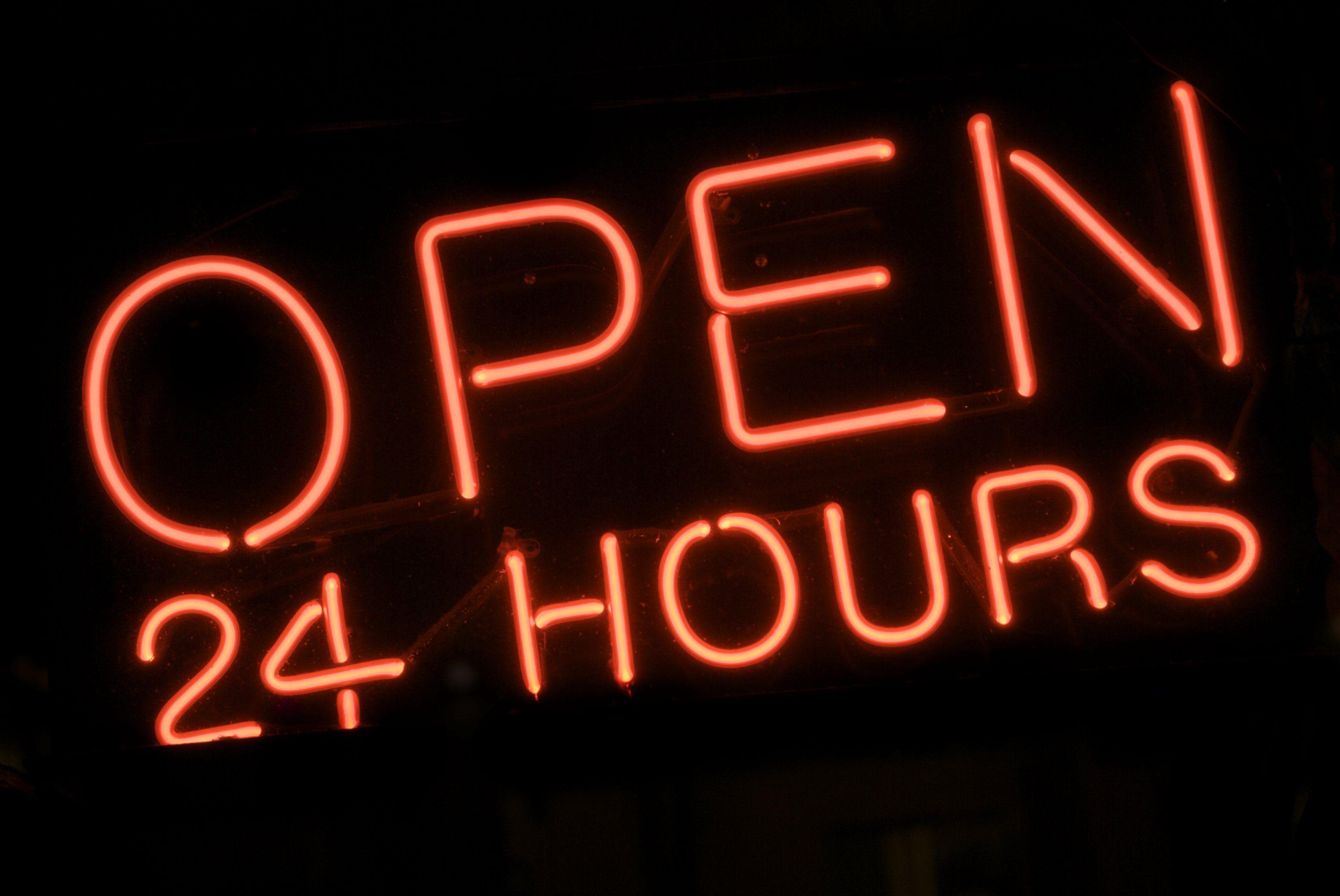 3300x2207 sign, Open, Neon, Time Wallpaper HD / Desktop and Mobile Background