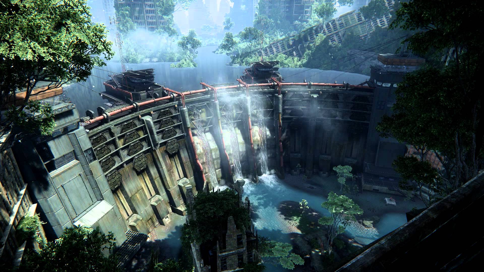 1920x1080 Crysis 3 Hydroelectric Dam Video Desktop Wallpaper
