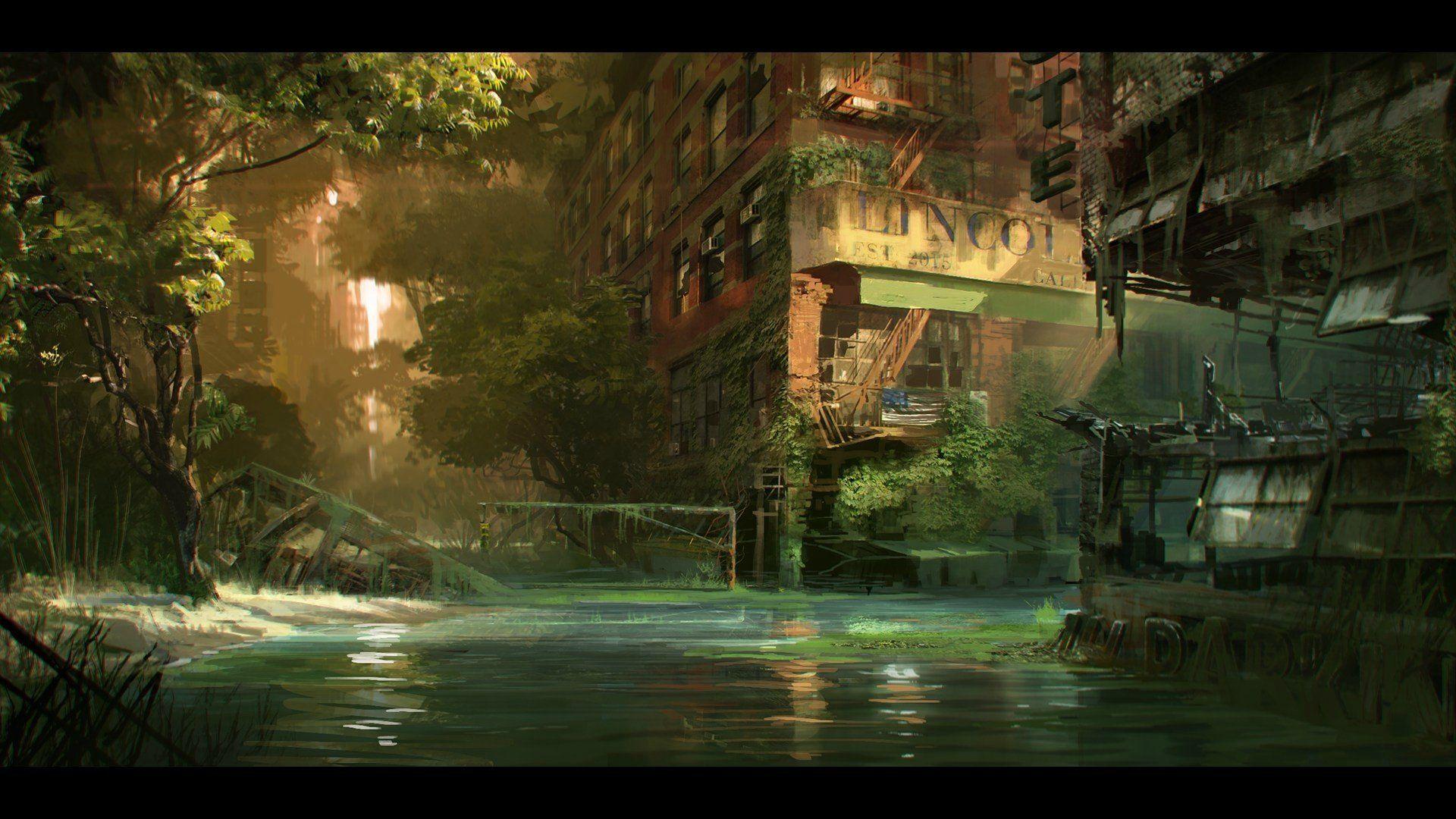 1920x1080 video games Crysis science fiction artwork Crysis 3 wallpaper