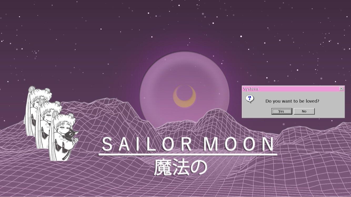 Bishoujo Senshi Sailor Moon Wallpaper Luna in Violet  Minitokyo