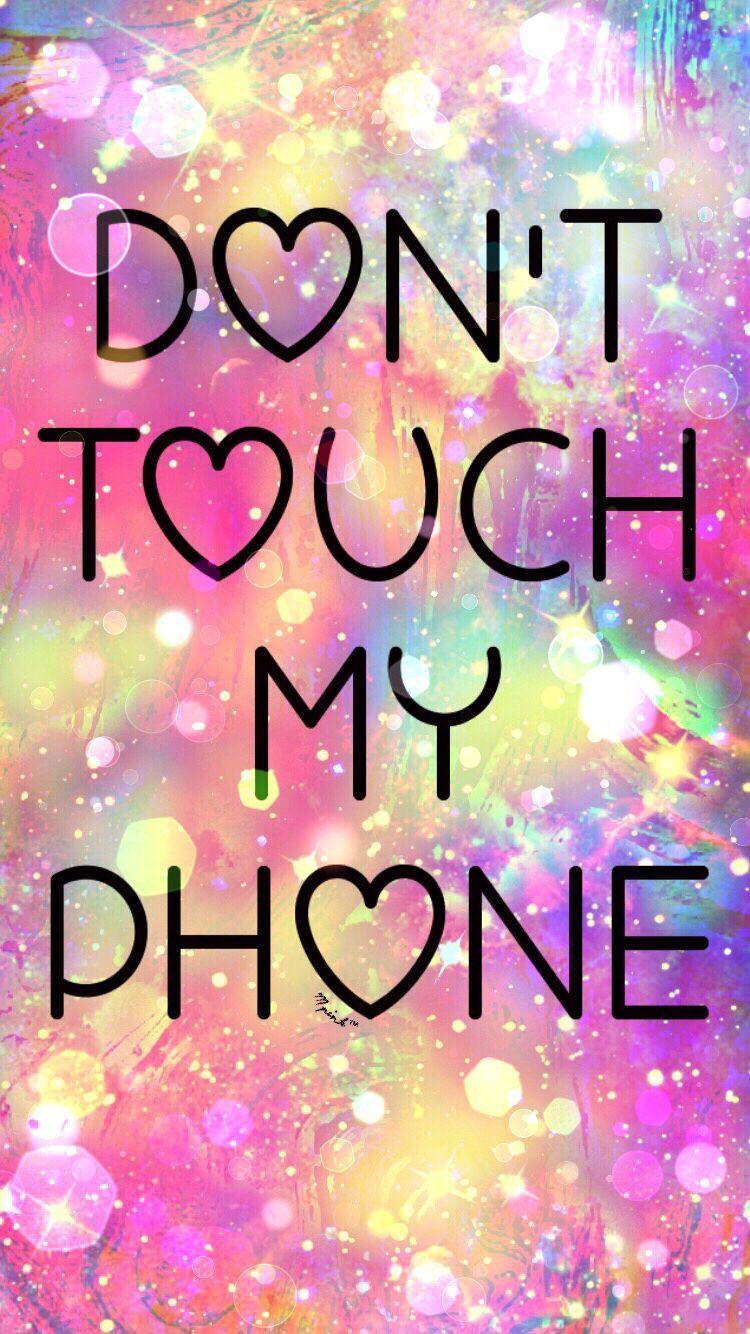 750x1334 Don't touch my phone achtergrond. Dont touch my phone wallpaper