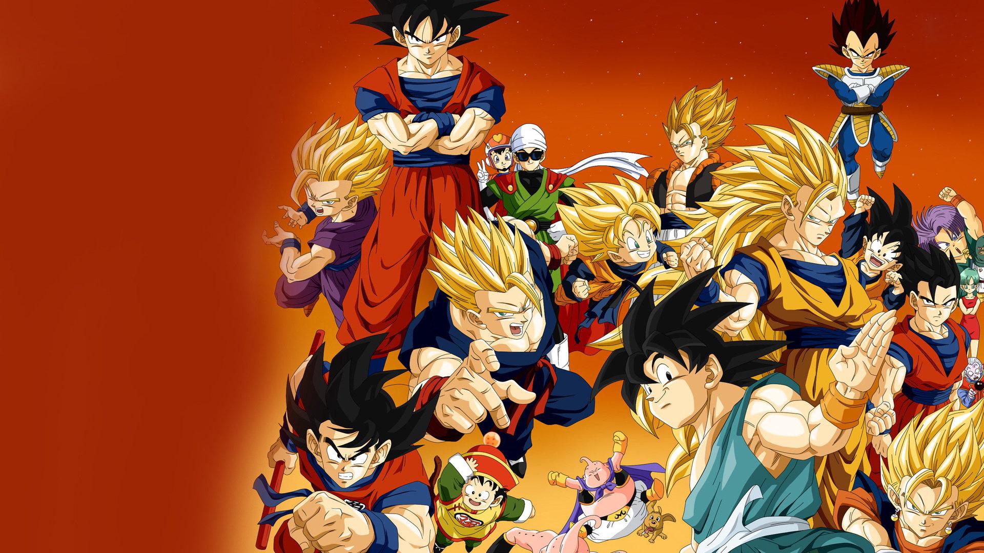 1920x1080 God Red Blue Goku Dragon Ball Z Laptop Full HD 1080P ,HD