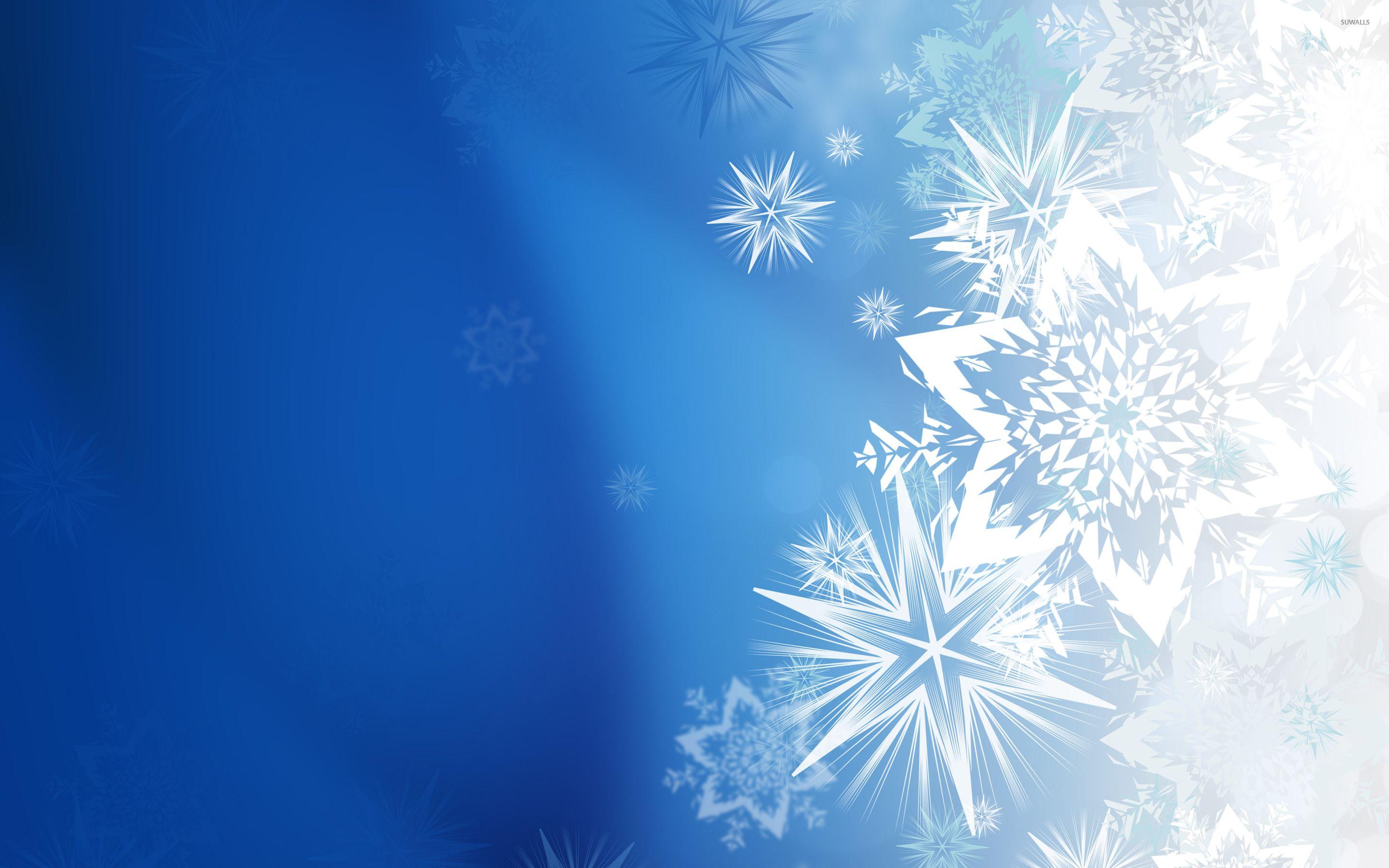 2880x1800 Snowflakes & Stars hình nền - Hình nền trừu tượng