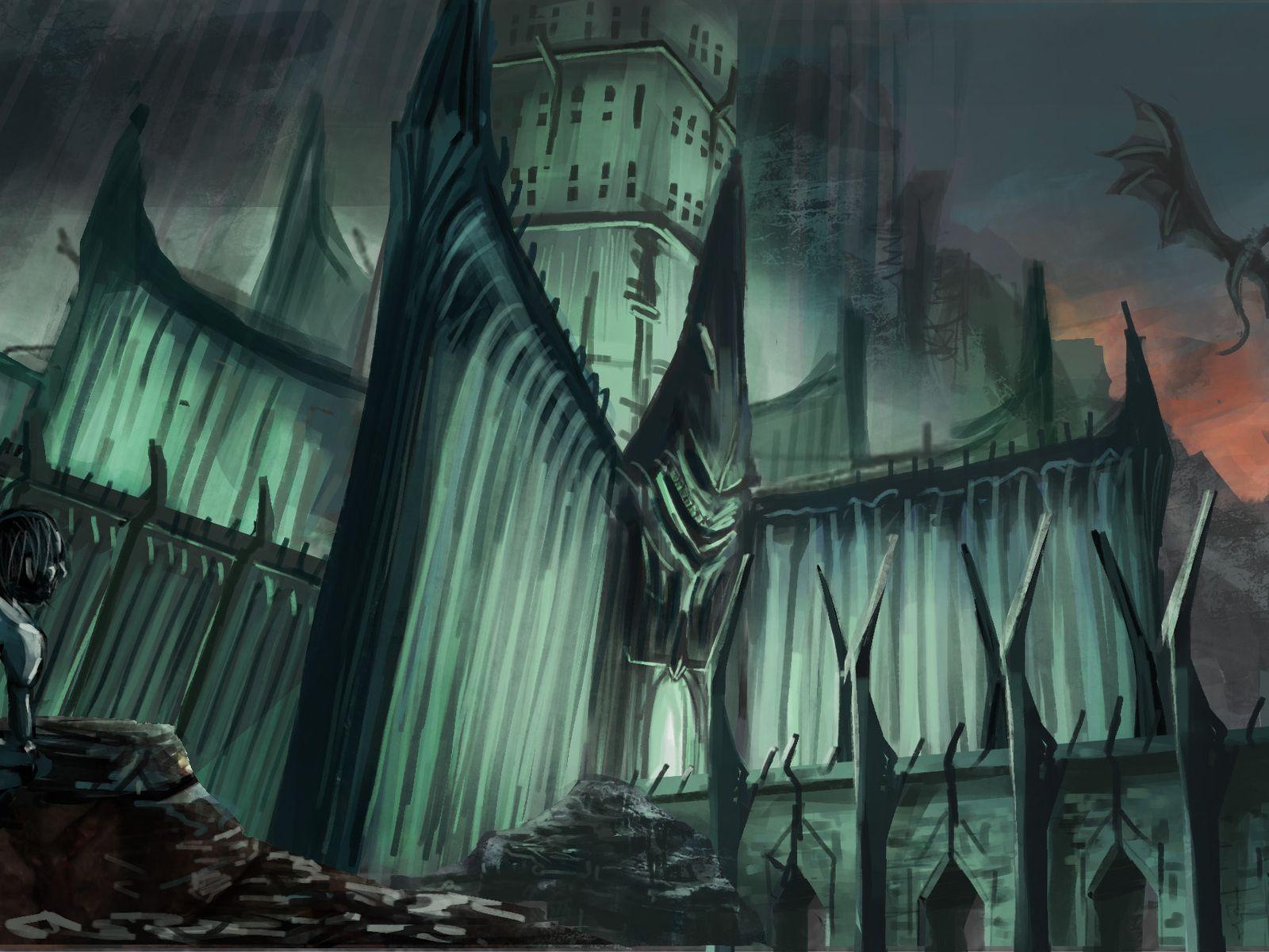 1600x1200 nazgul, gorlum, minas morgul, gollum, lucfonzy, lord