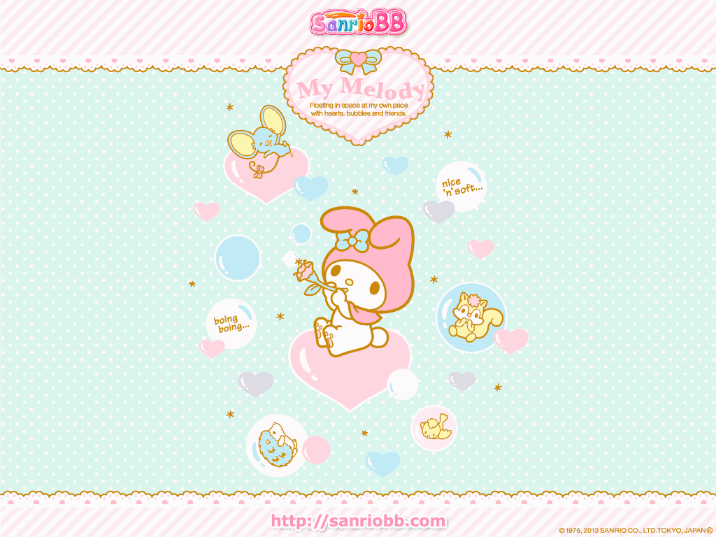 1024x768 My Melody Wallpaper