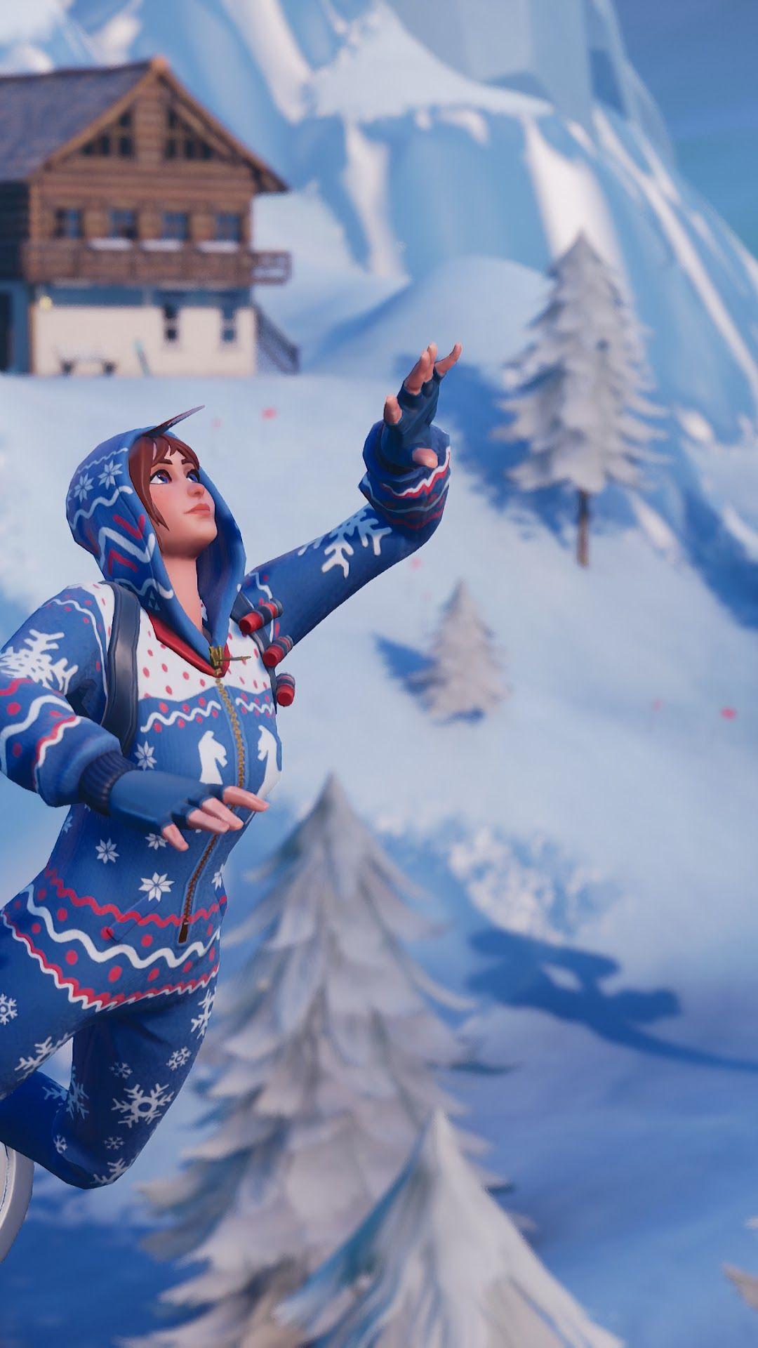 1080x1920 Fortnite Battle Royale, Driftboard, Winter Onesie iPhone 10