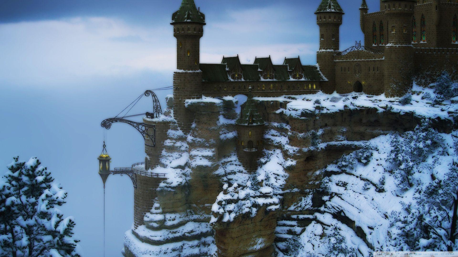 1920x1080 Free download castle wallpaper winter mountain image 1920x1080 [1920x1080] for your Desktop, Mobile & Tablet. Explore Winter Castle Wallpaper. Neuschwanstein Wallpaper