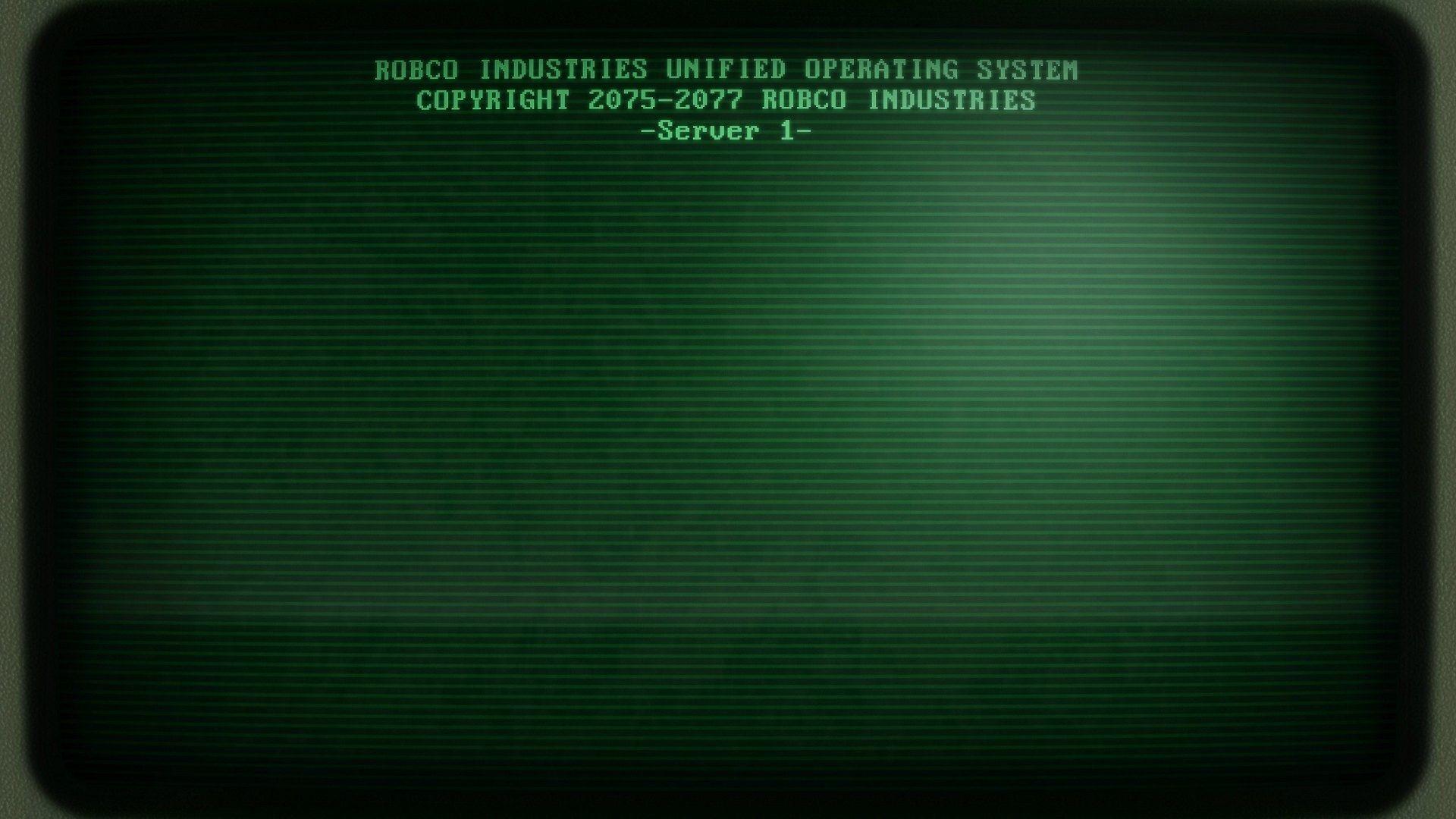 1920x1080 Robco Industries Green Screen HD Hình nền