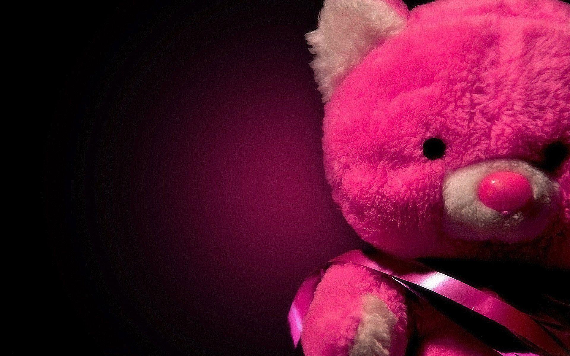 1920x1200 Pink Teddy Bear