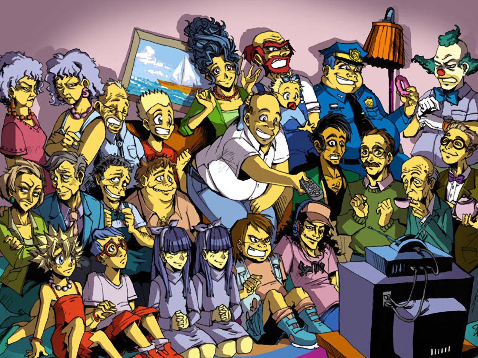 1600x1200 The Simpsons HD Wallpaper Anime, Download