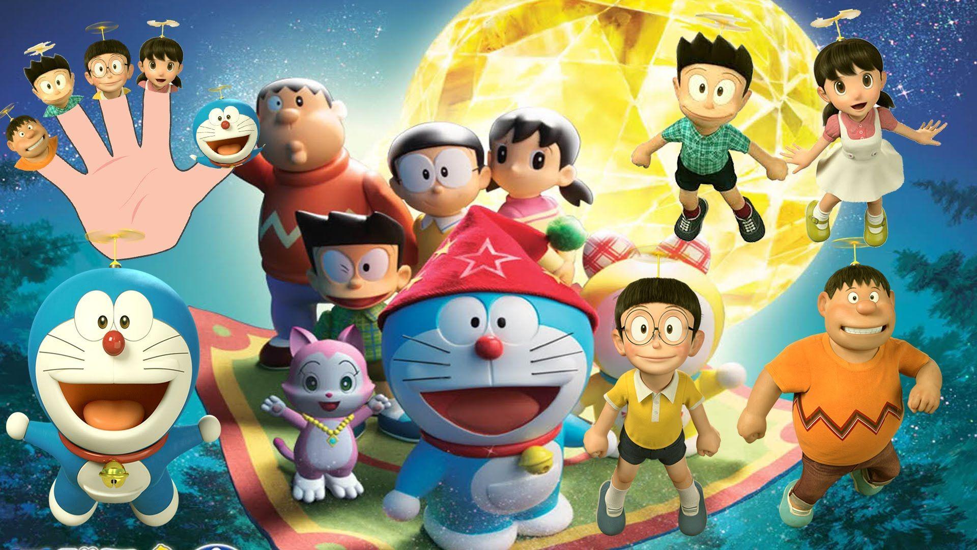 1920x1080 3D Doraemon Wallpaper Friends Image HD