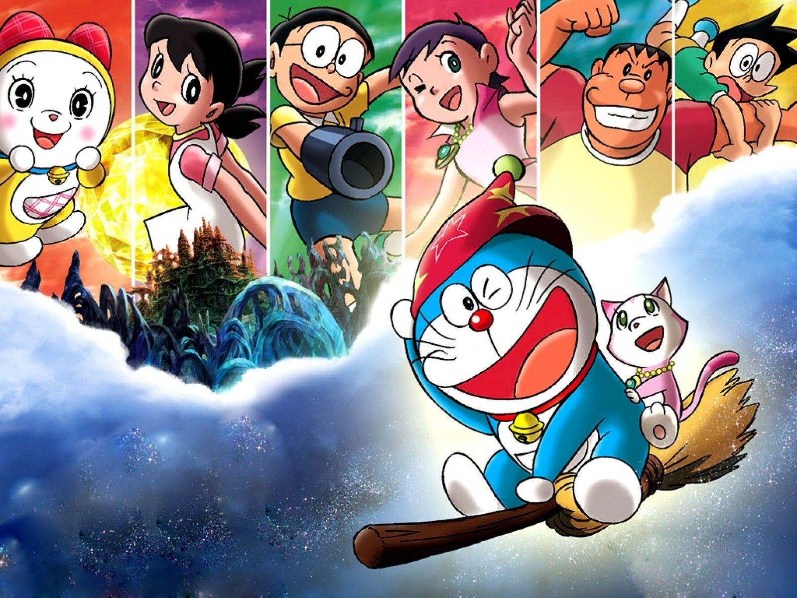 1600x1200 Doraemon HD Wallpaper 1366x768 HD wallpaper