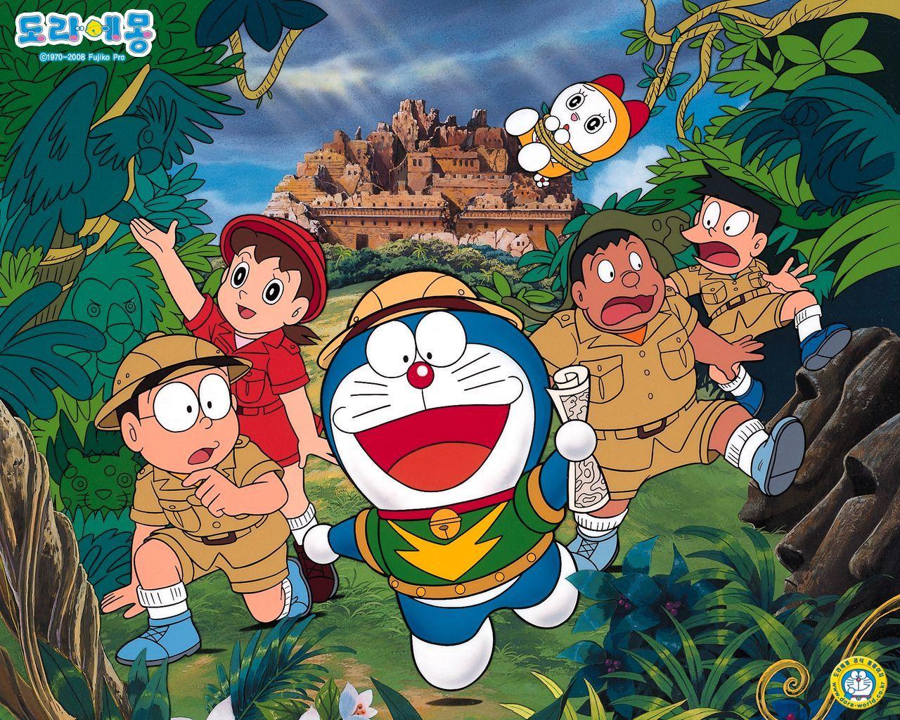 1280x1024 Doraemon HD Wallpaper. Background