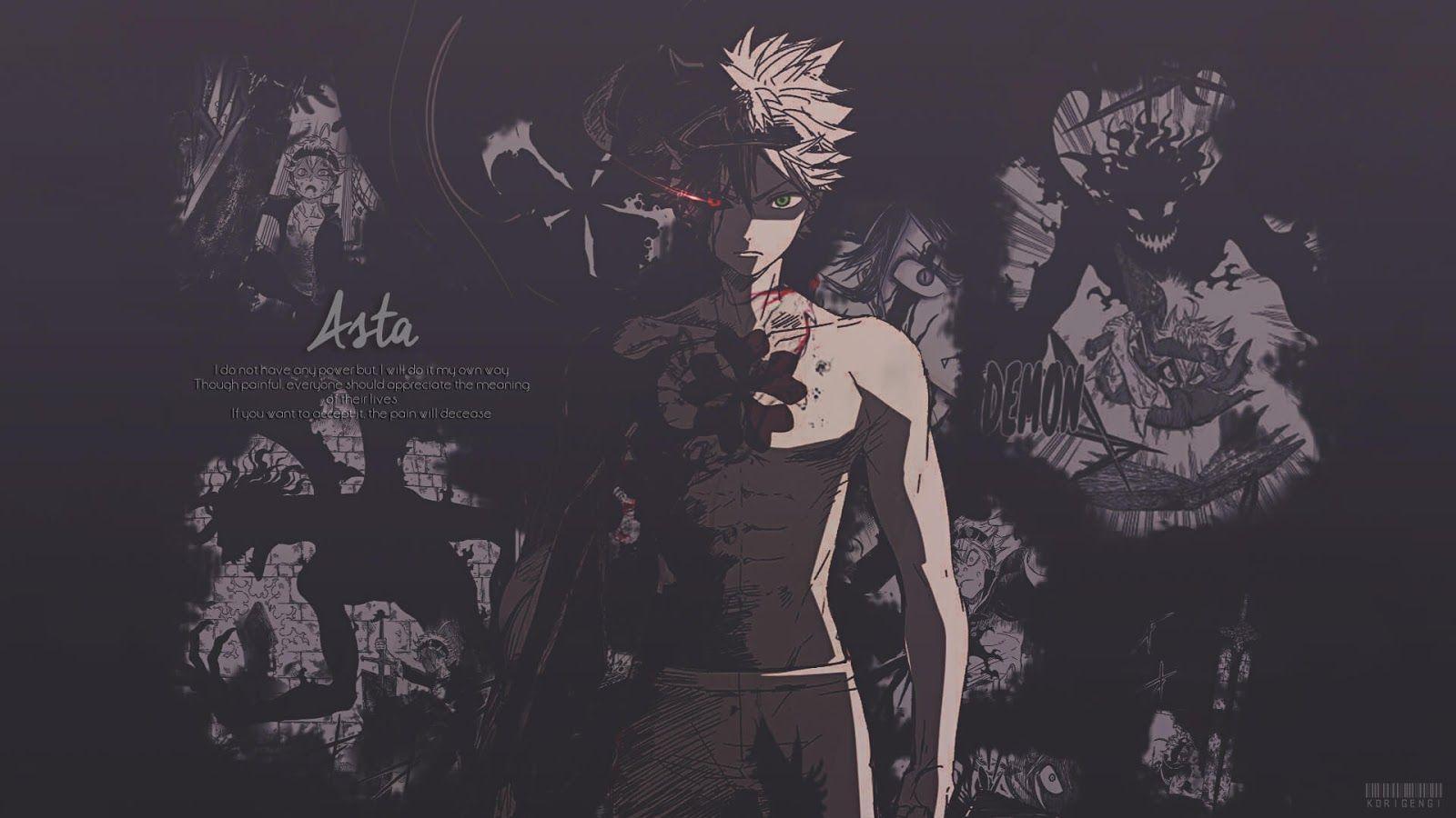 Black Clover Asta Wallpapers on WallpaperDog