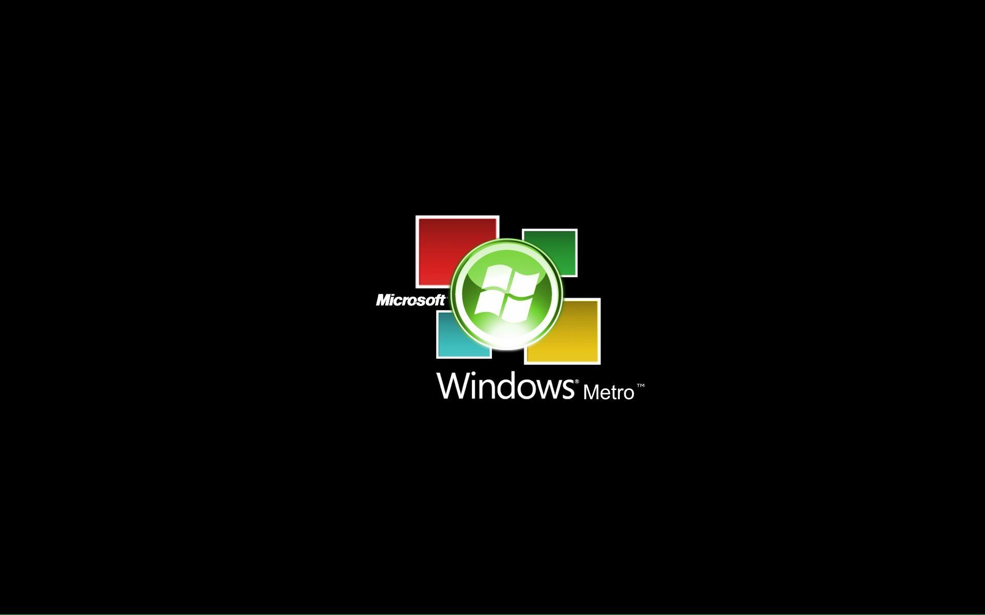 1920x1200 Windows Metro logo wallpaper. Windows Metro logo