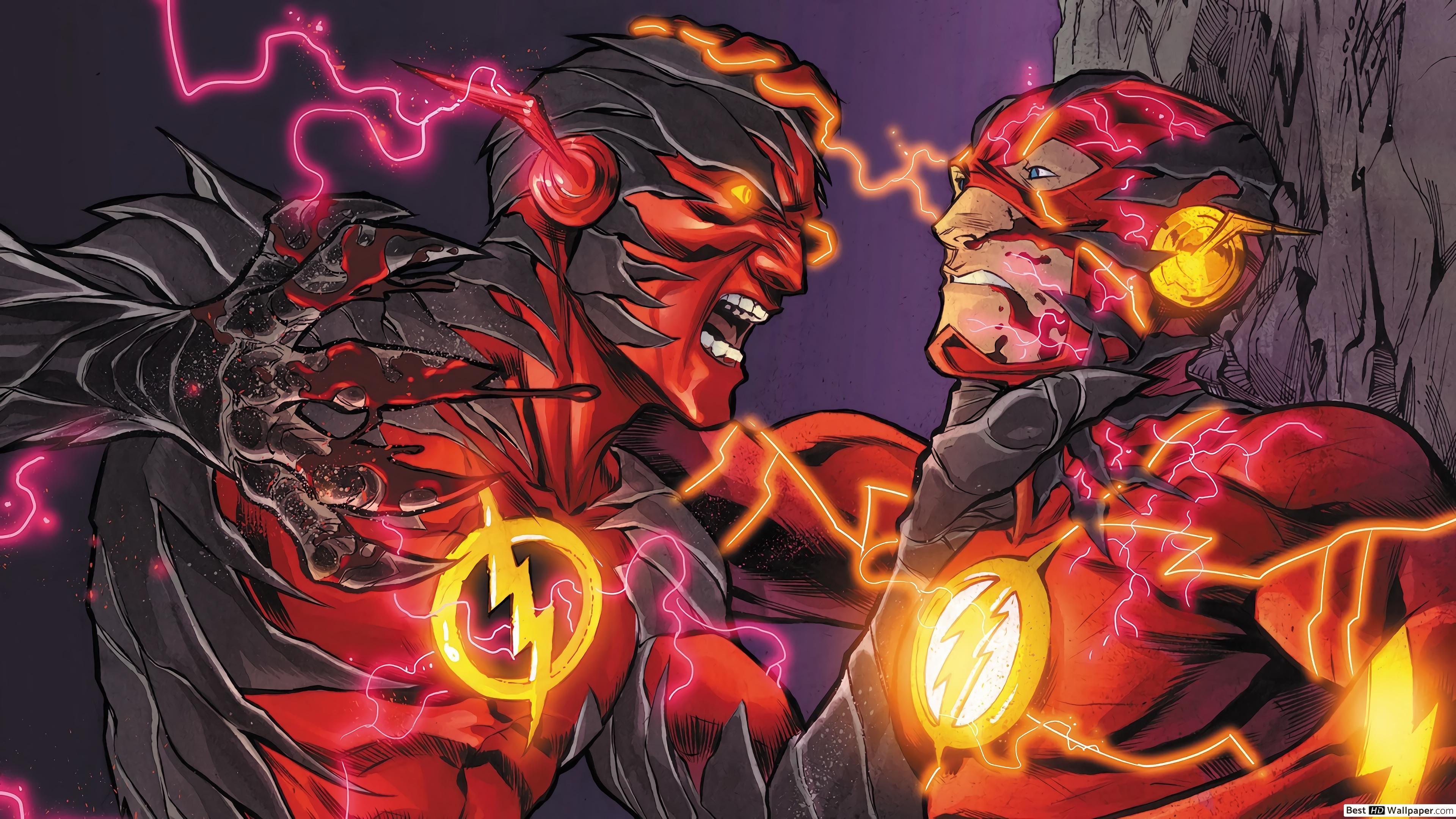3840x2160 Reverse Flash Vs The Flash HD wallpaper download