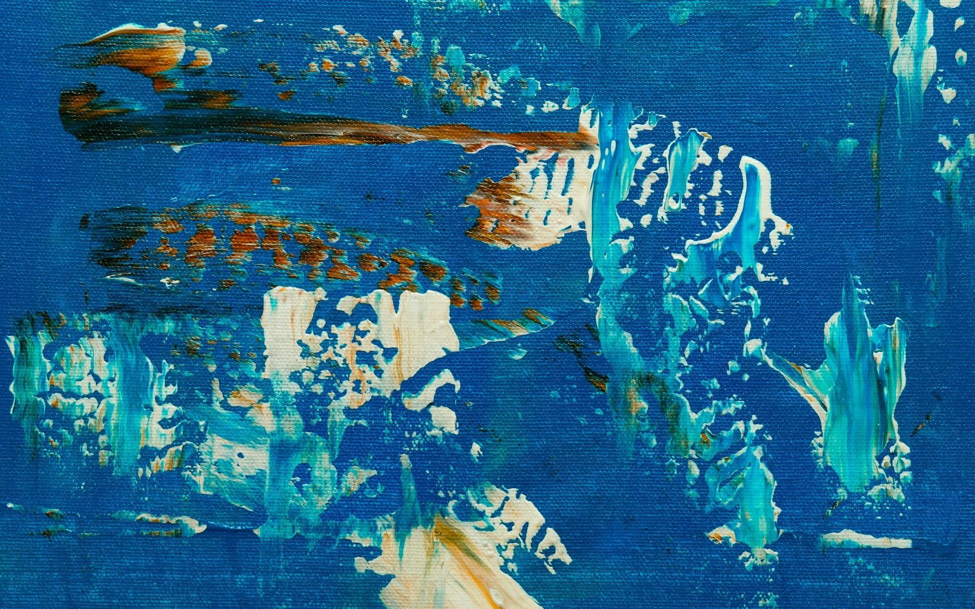 1920x1200 Download 1920x1200 Acrylic Paint, Vibrant Color, Aqua Wallpaper