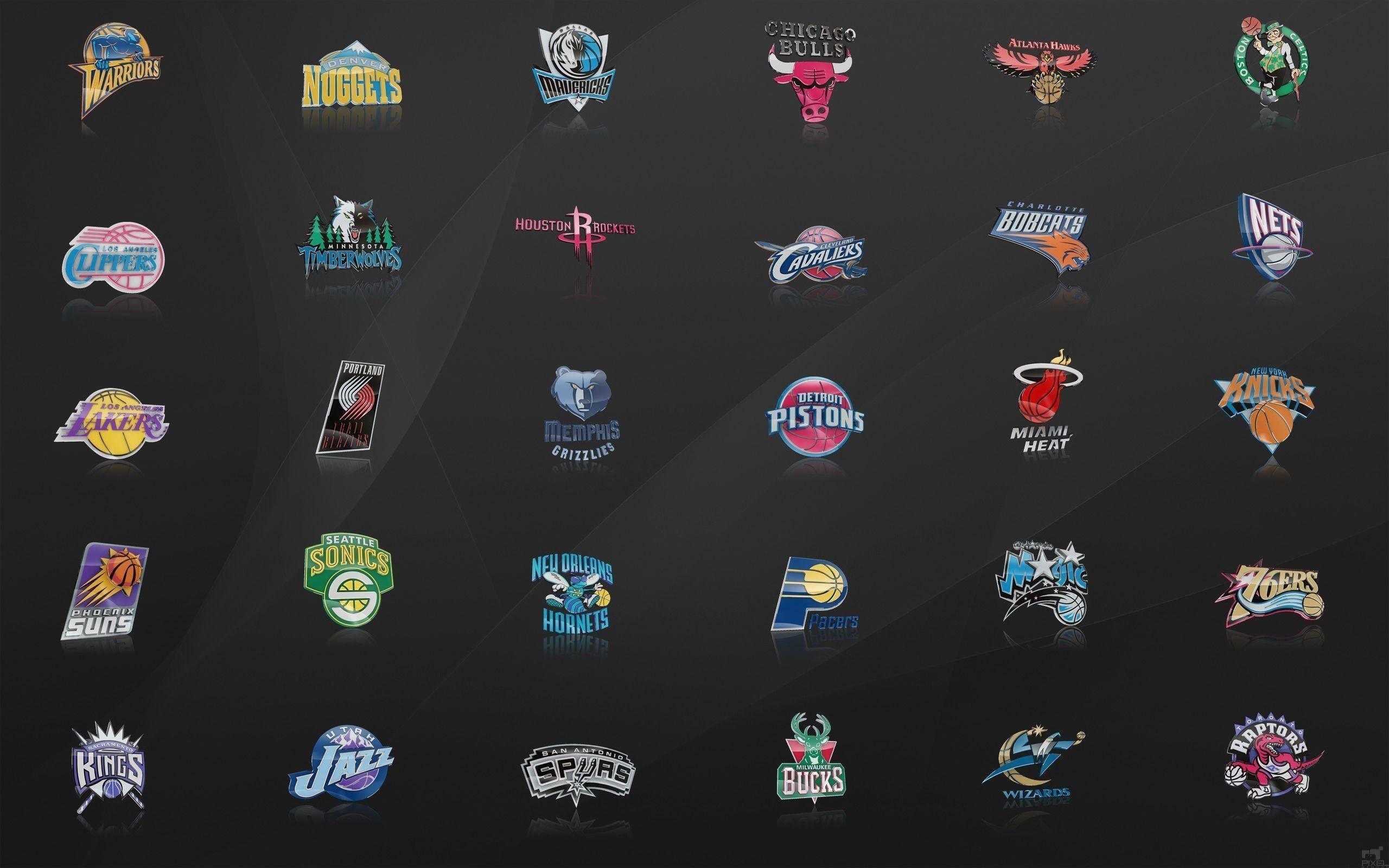 2560x1600 NBA Team Logos