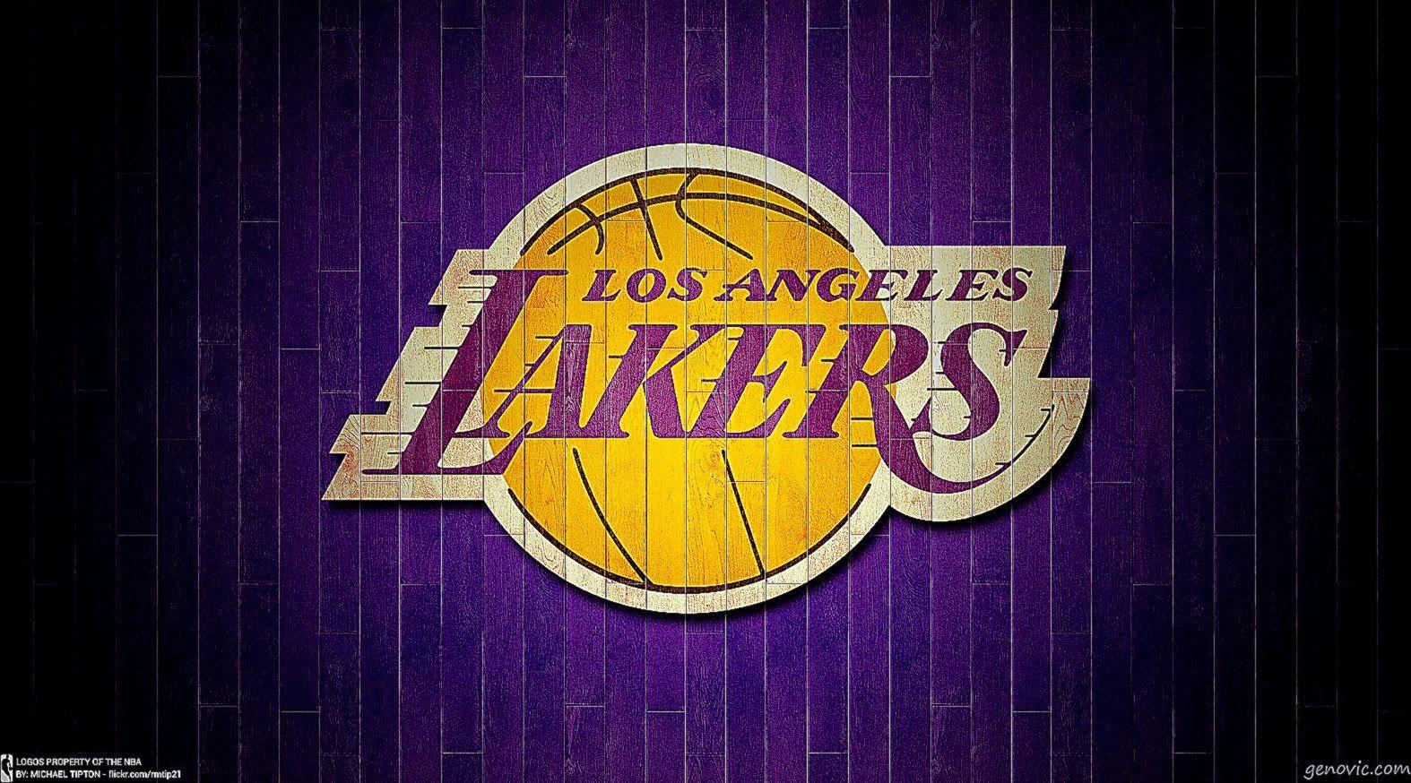 1574x874 Cool HD Wallpaper: Lakers Logo Wallpaper HD