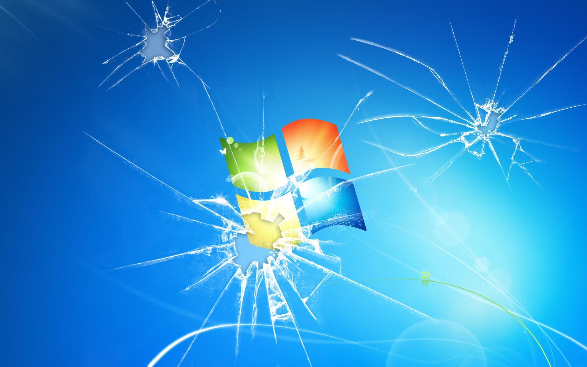 cracked screen background windows 8