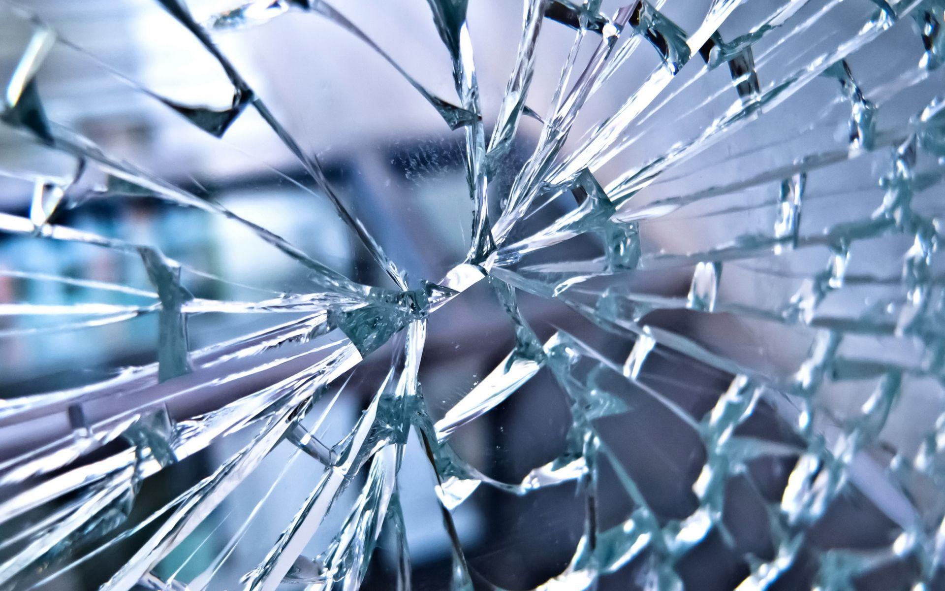 1920x1200 Broken Glass Desktop Background
