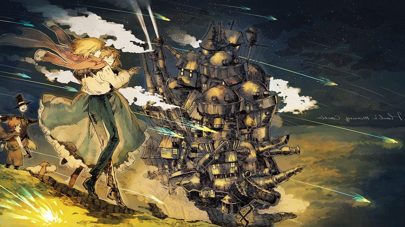 Anime Howls Moving Castle Anime Movie Hd Matte Finish Poster Paper Print   Animation  Cartoons posters in India  Buy art film design movie  music nature and educational paintingswallpapers at Flipkartcom