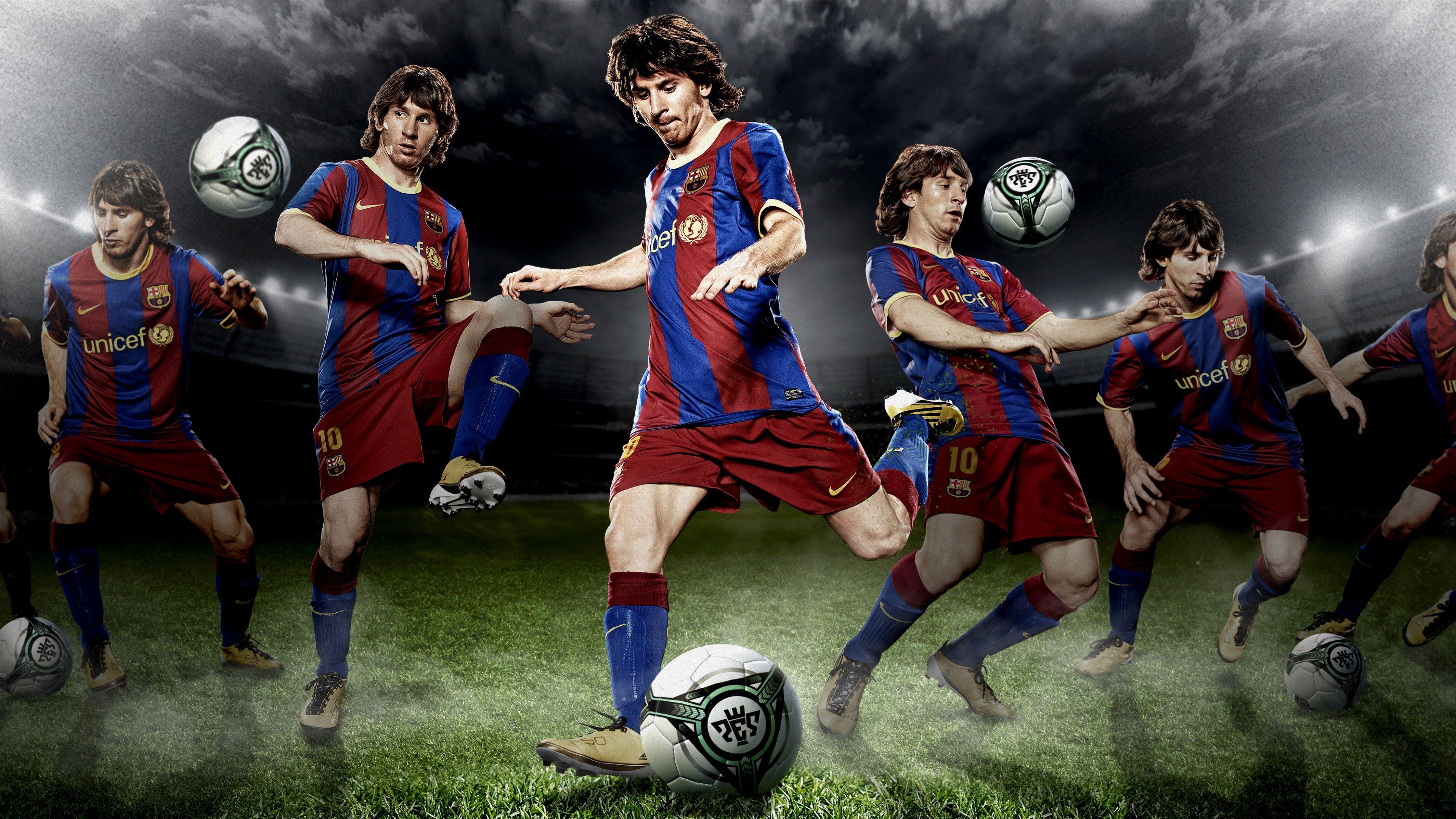 3840x2160 Wallpaper Football, Lionel Messi, soccer, The best players 2015