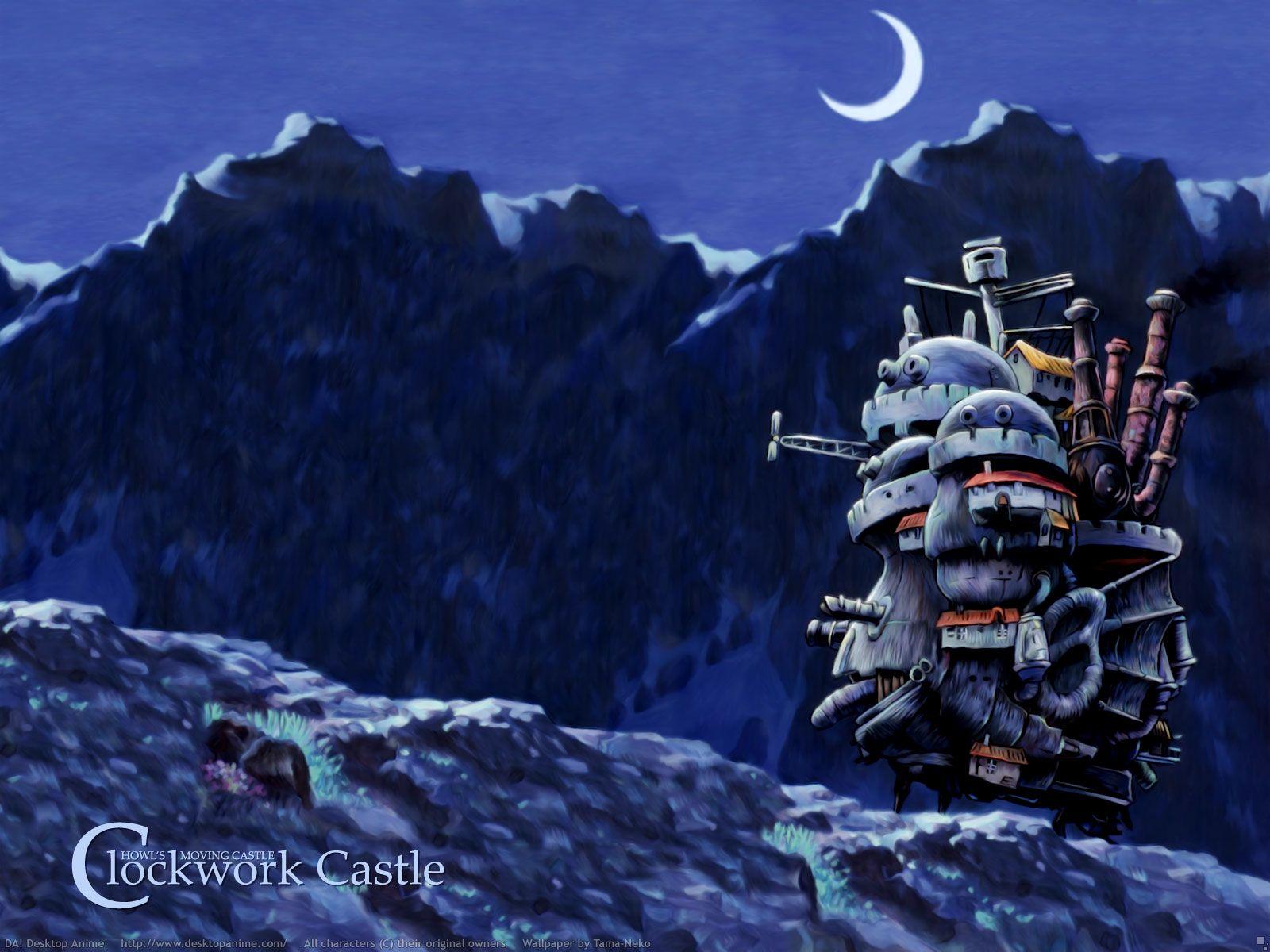 1600x1200 howl's moving castle. konachan.com.com Anime Wallpaper