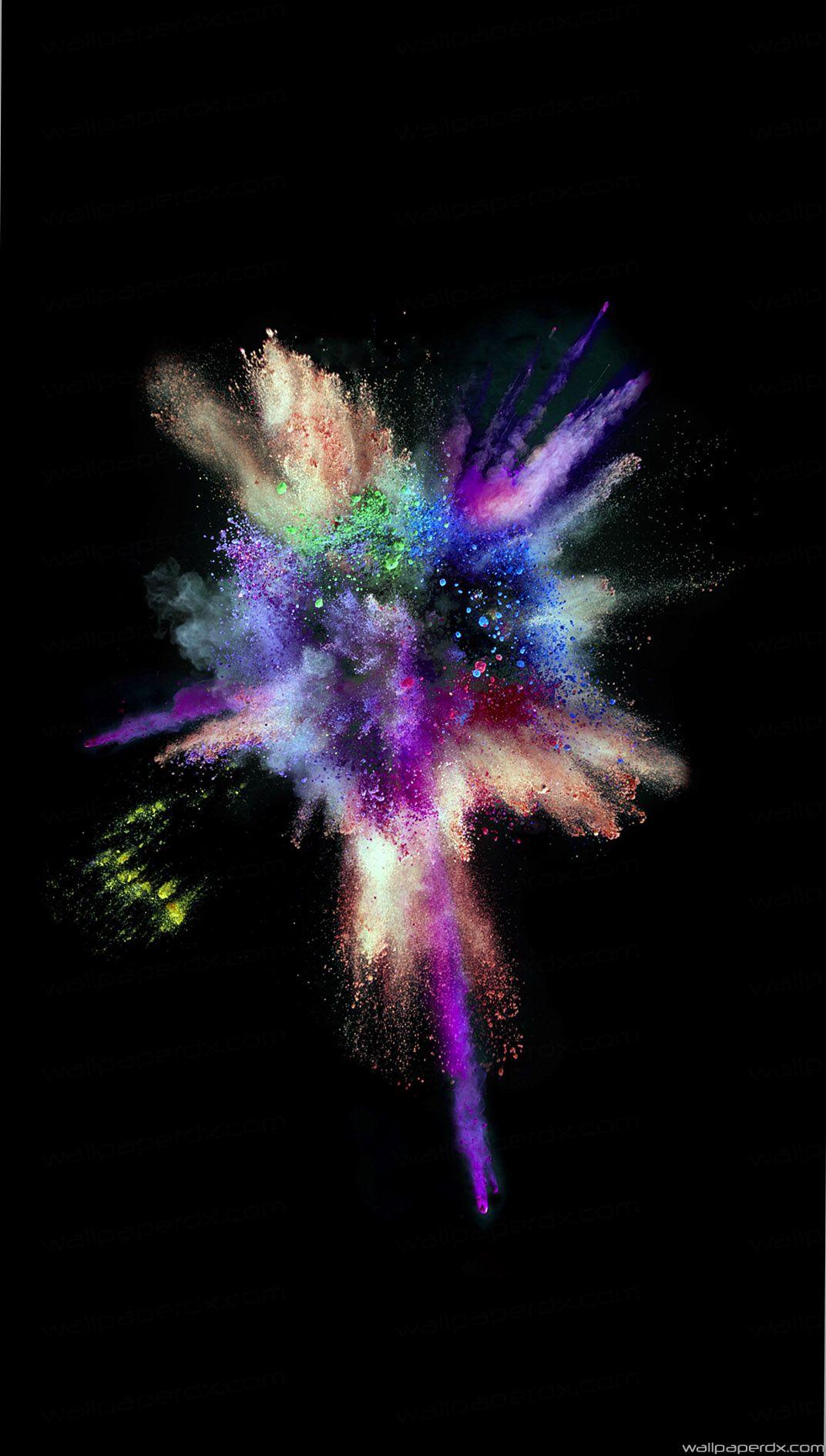 Color Explosion iPhone Wallpapers - Top Free Color Explosion iPhone ...
